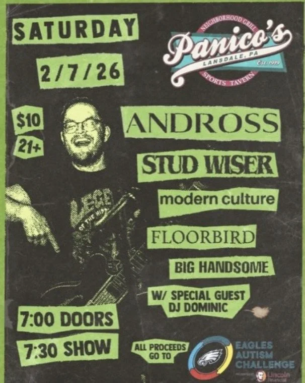 Andross, Stud Wiser, Modern Culture, Floorbird, Big Handsome, w/ Special Guest DJ Dominic-PA