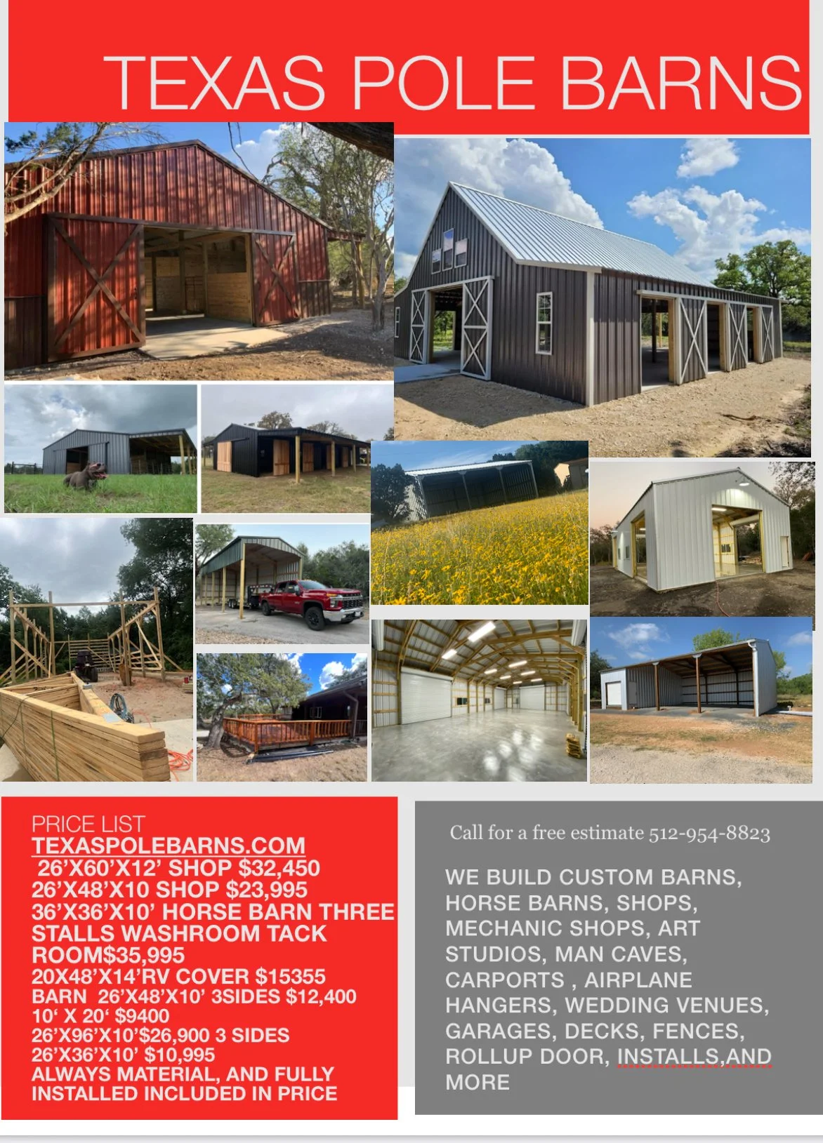 Texas Pole Barns - Pole Barn Builder in Austin, Texas