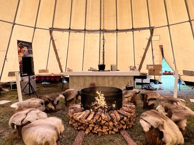 NOMAD kitchen in Burfjord in connection with the visit of the Norwegian Royal Couple