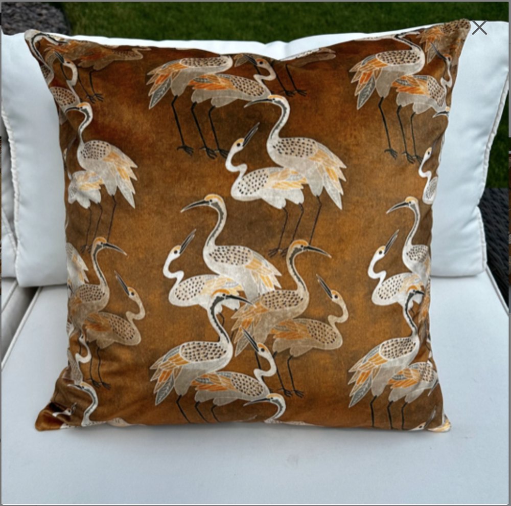 Decorative Pillows Plush Velvet Pillows Deco Plush Velvet Bronze