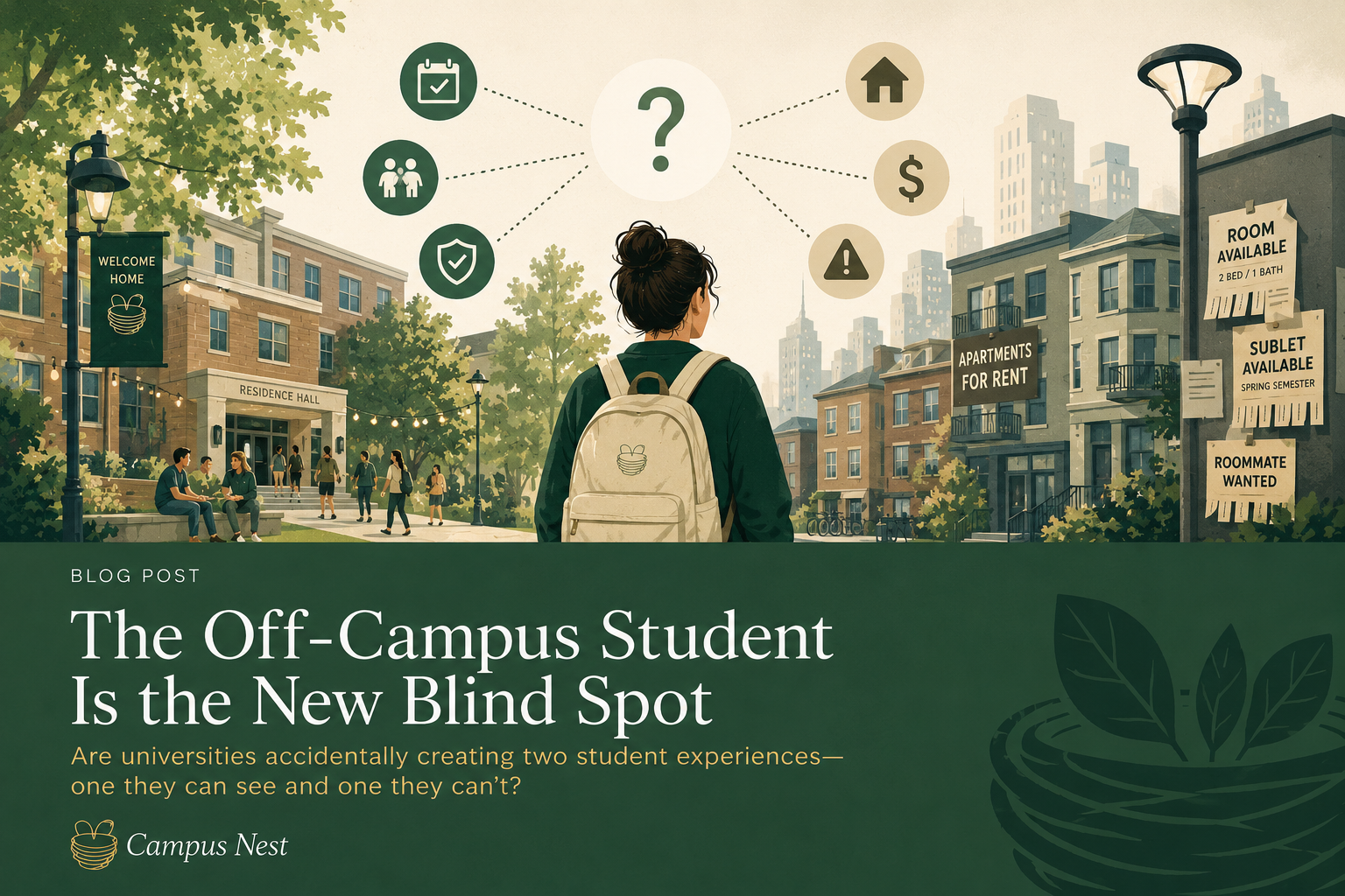 The Off campus student is the new blind spot