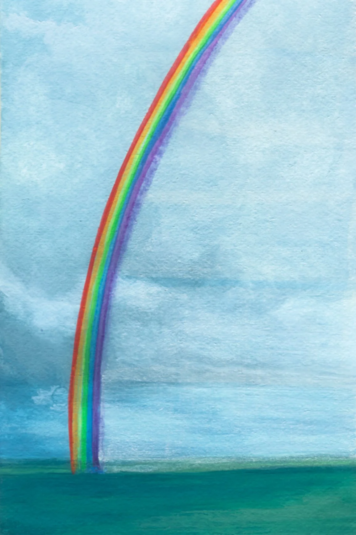 Rainbow on the Ocean 2in x 3in 2025