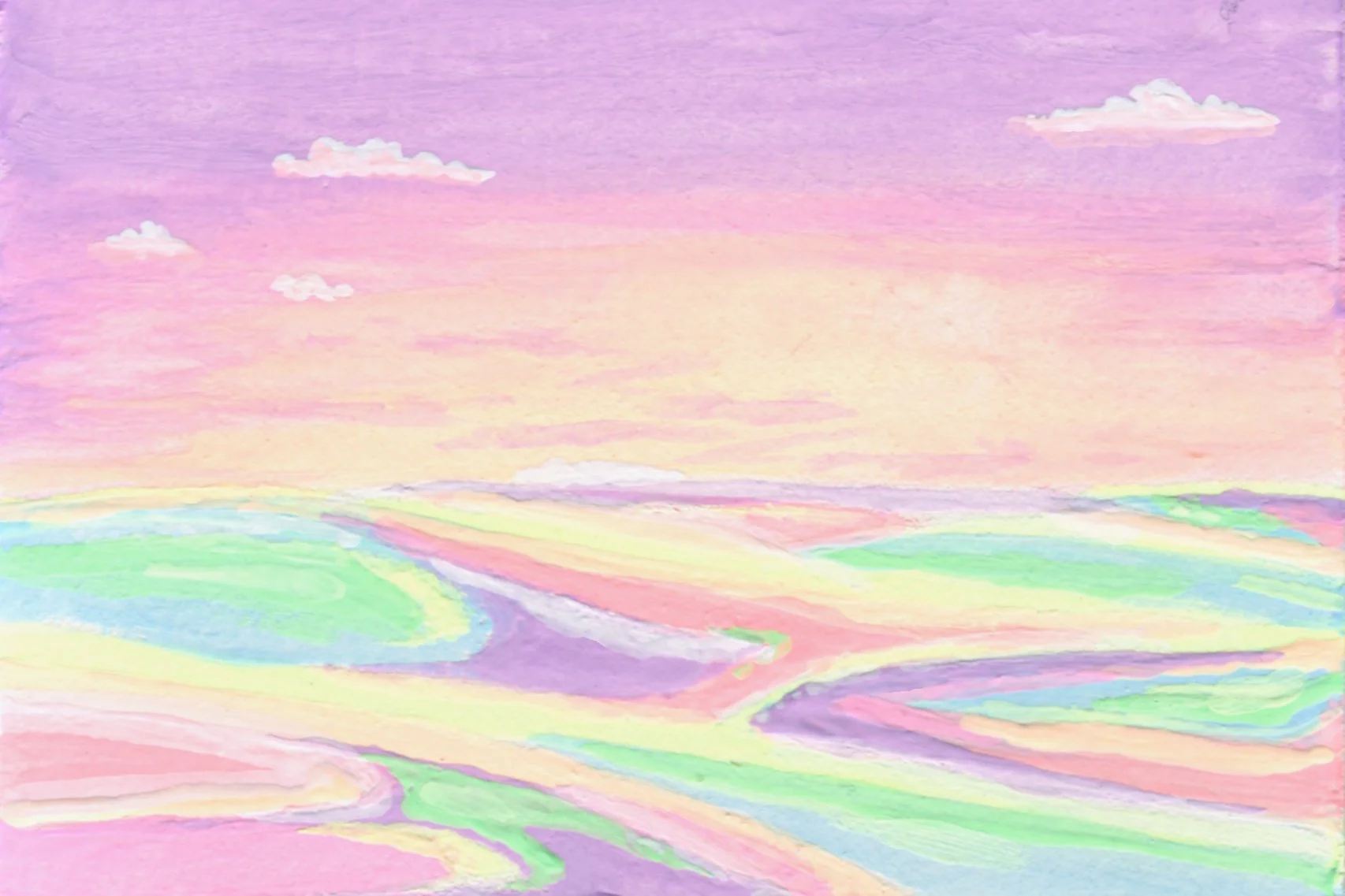 Holographic Hills 3in x 2in 2025