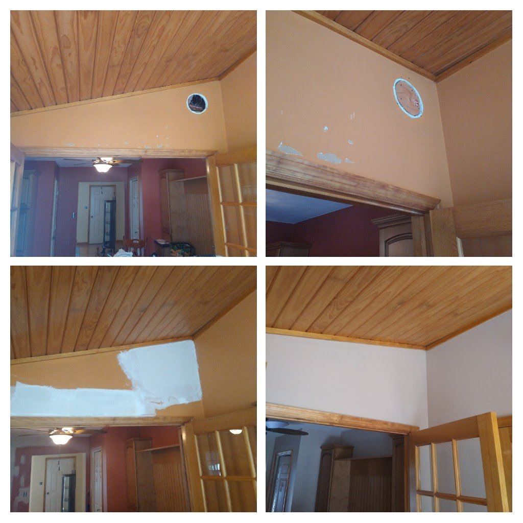Drywall - before & after