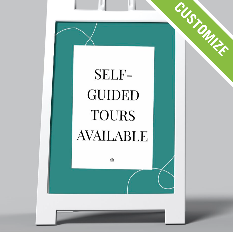 A-Frame Sign: Self-Guided Tours [SH1101]