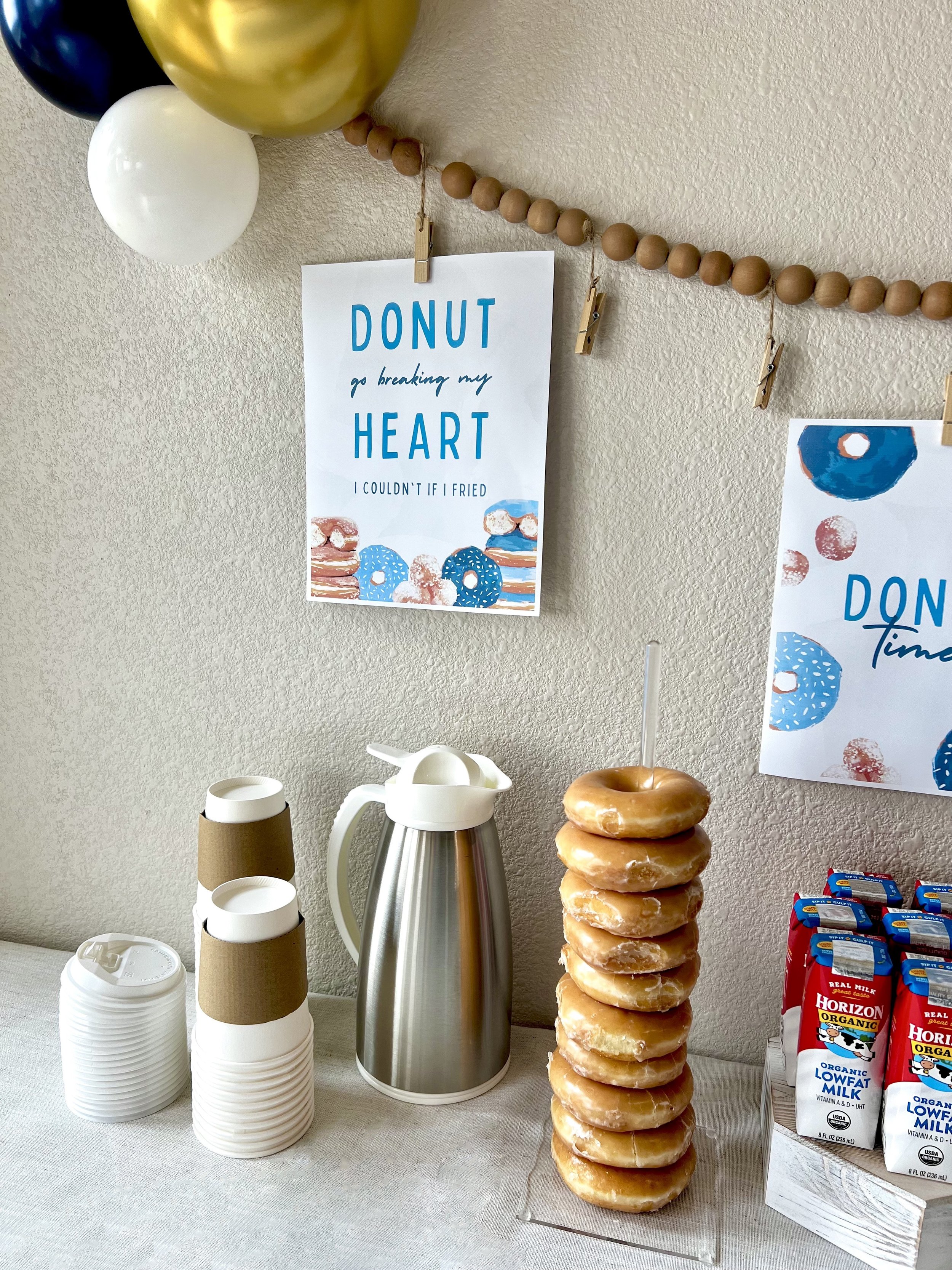 Donut Bar Resident Event Signs