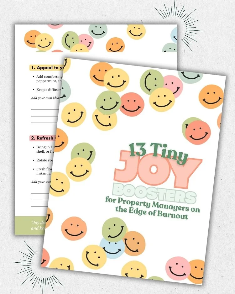 You carry a lot! Residents, renewals, move-ins, team energy &mdash; and some days, it feels like there&rsquo;s nothing left to pour from.

That&rsquo;s why this month&rsquo;s coaching is all about the small things that refill your tank and bring joy 