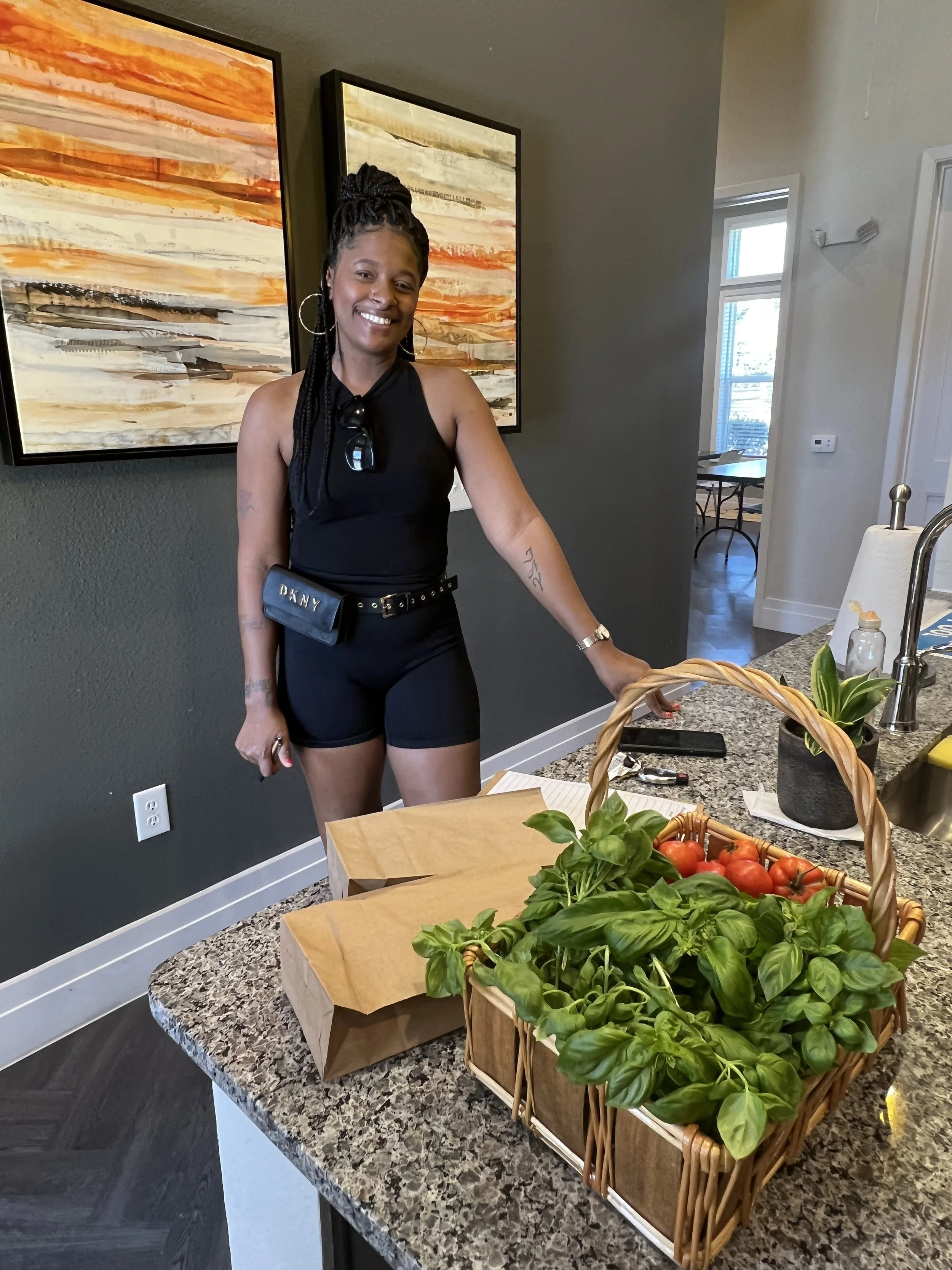 Happy Resident at Successful Apartment Event - Community Garden.jpg