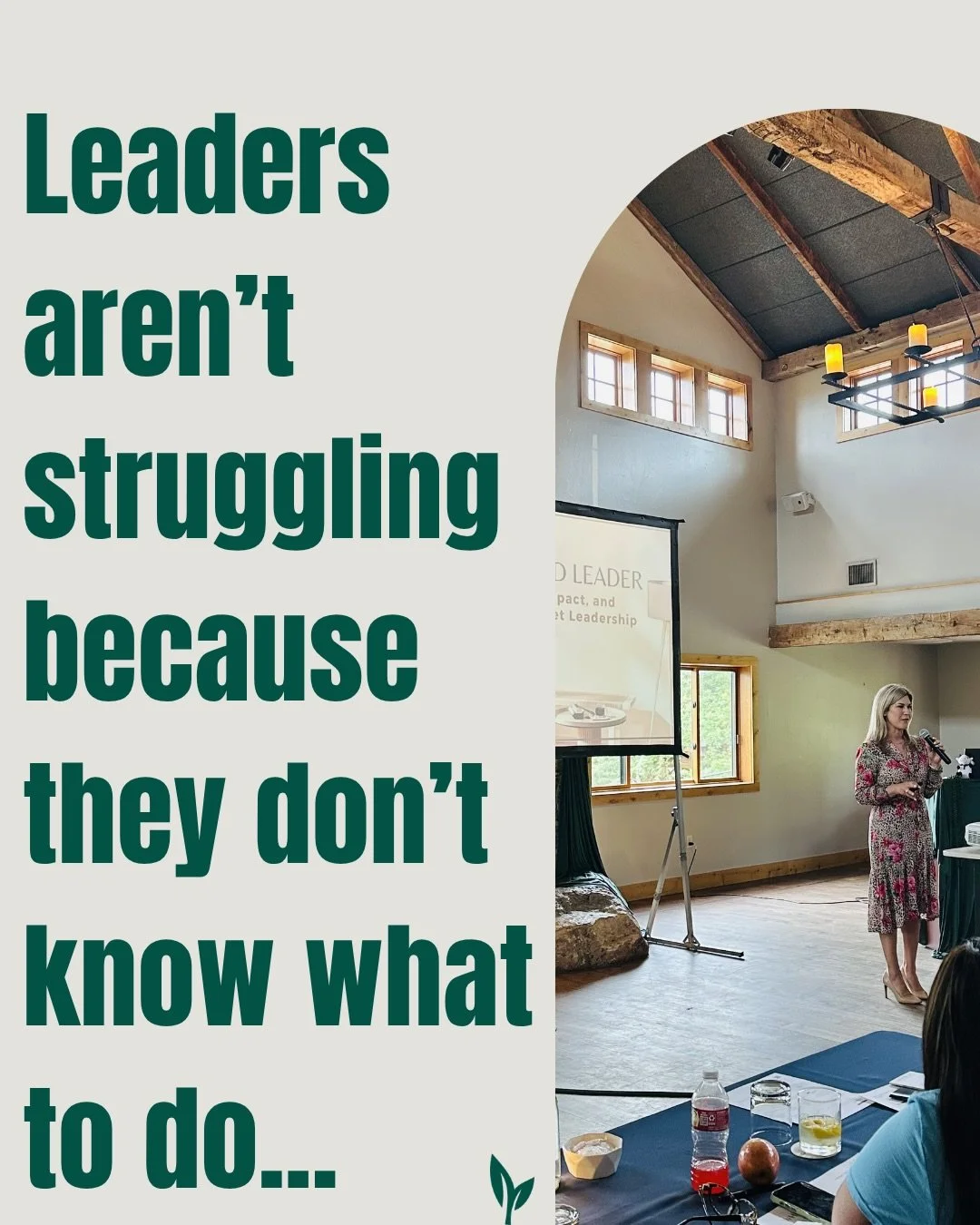 You don&rsquo;t leave life at the door as a leader. 

You lead from your life. 

And we are all carrying a lot. 

It&rsquo;s not about building a life that avoids the pressure&hellip;

It&rsquo;s about building a life that can withstand the it. 

Tha