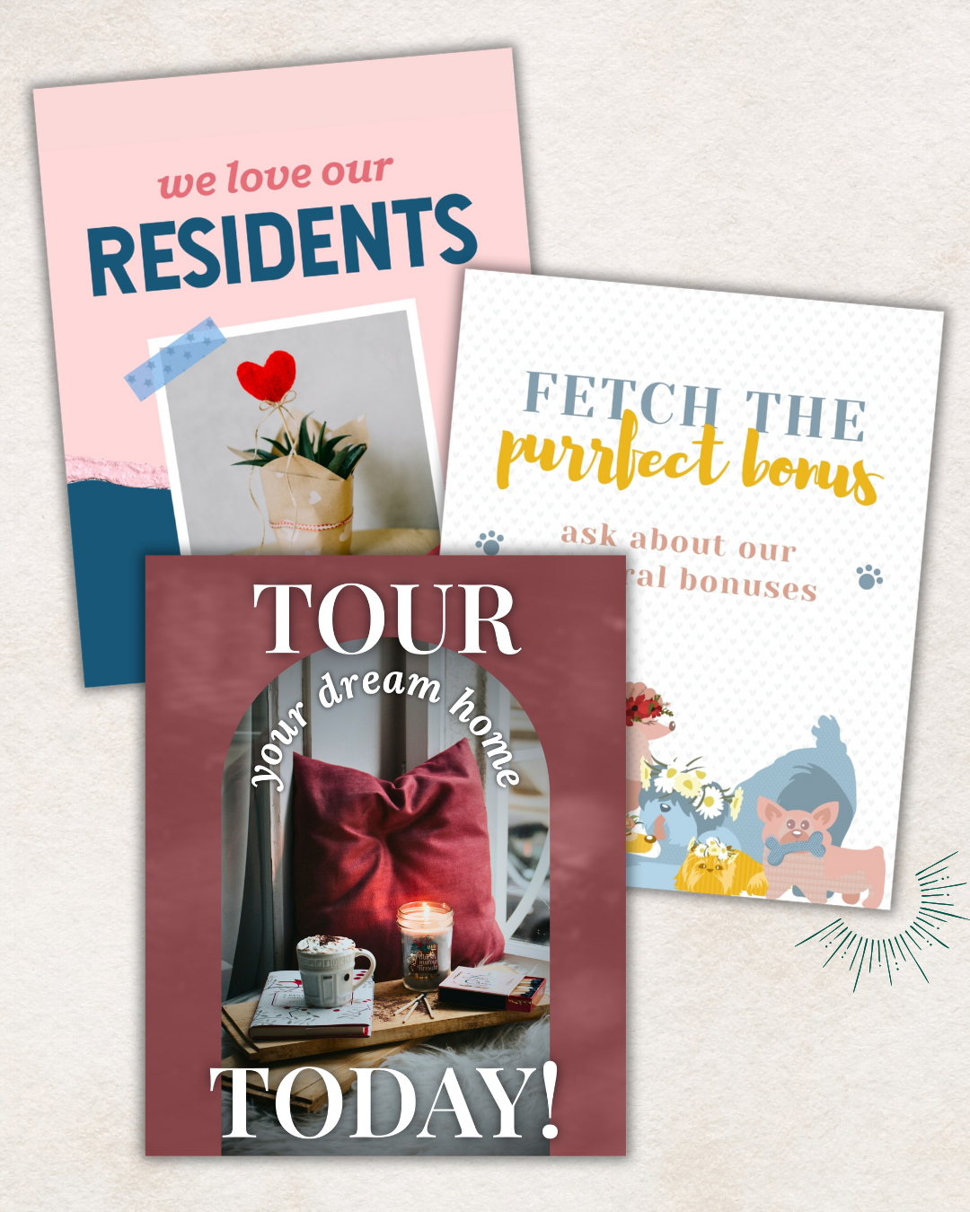 3 Social Media Graphics and Captions