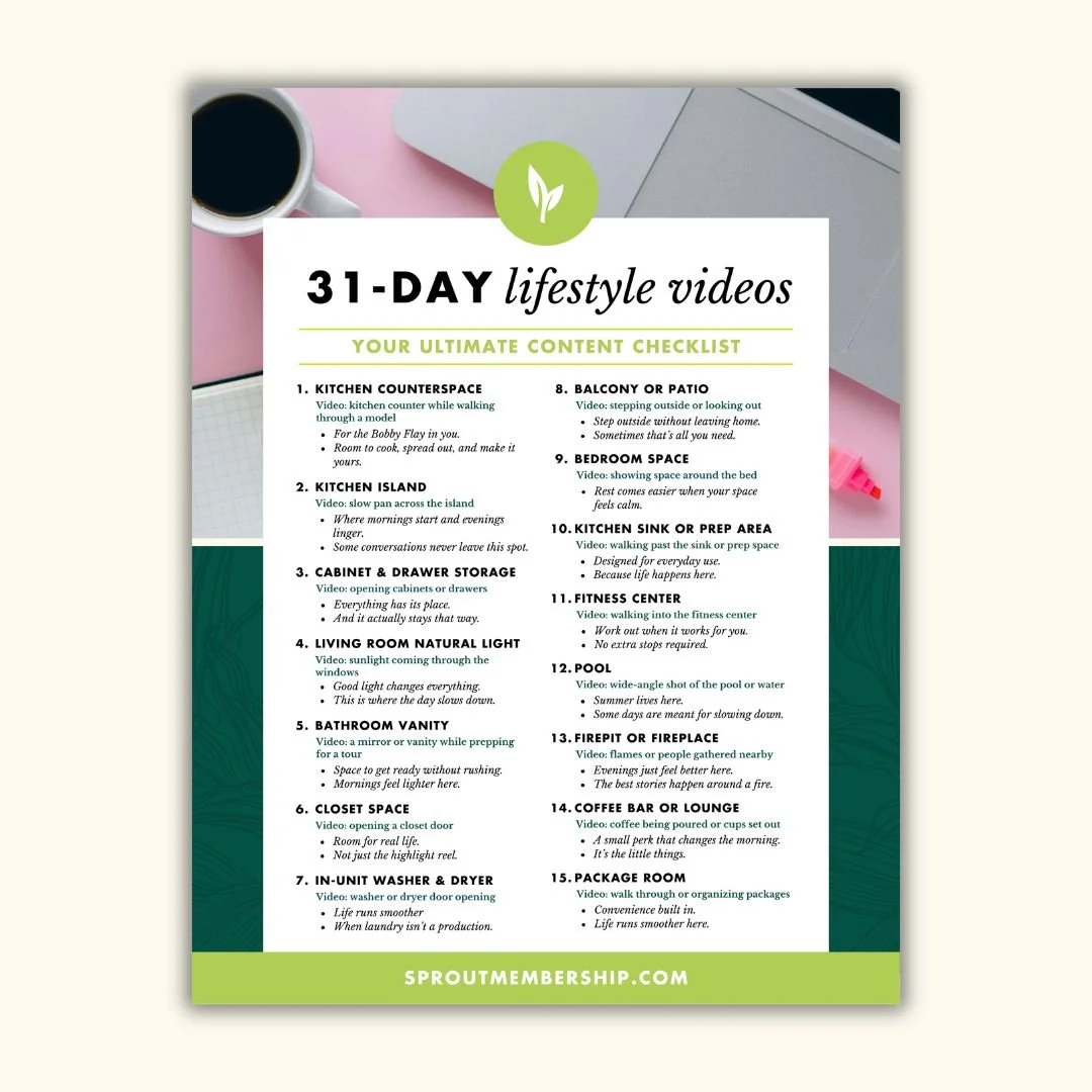 social media tips for creating content for property managers