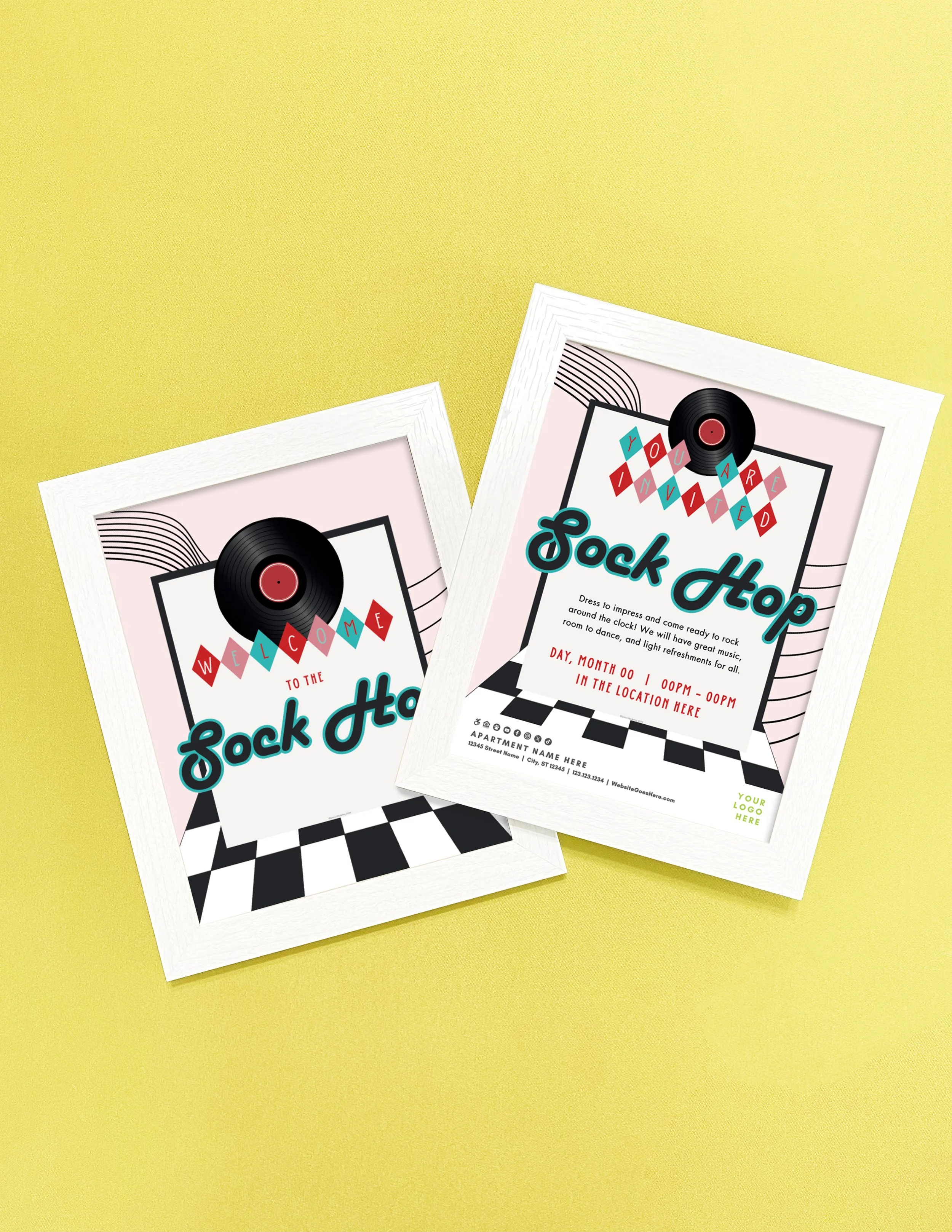 Sock Hop Dance 2 Flyer Flatlay CA5869.jpg