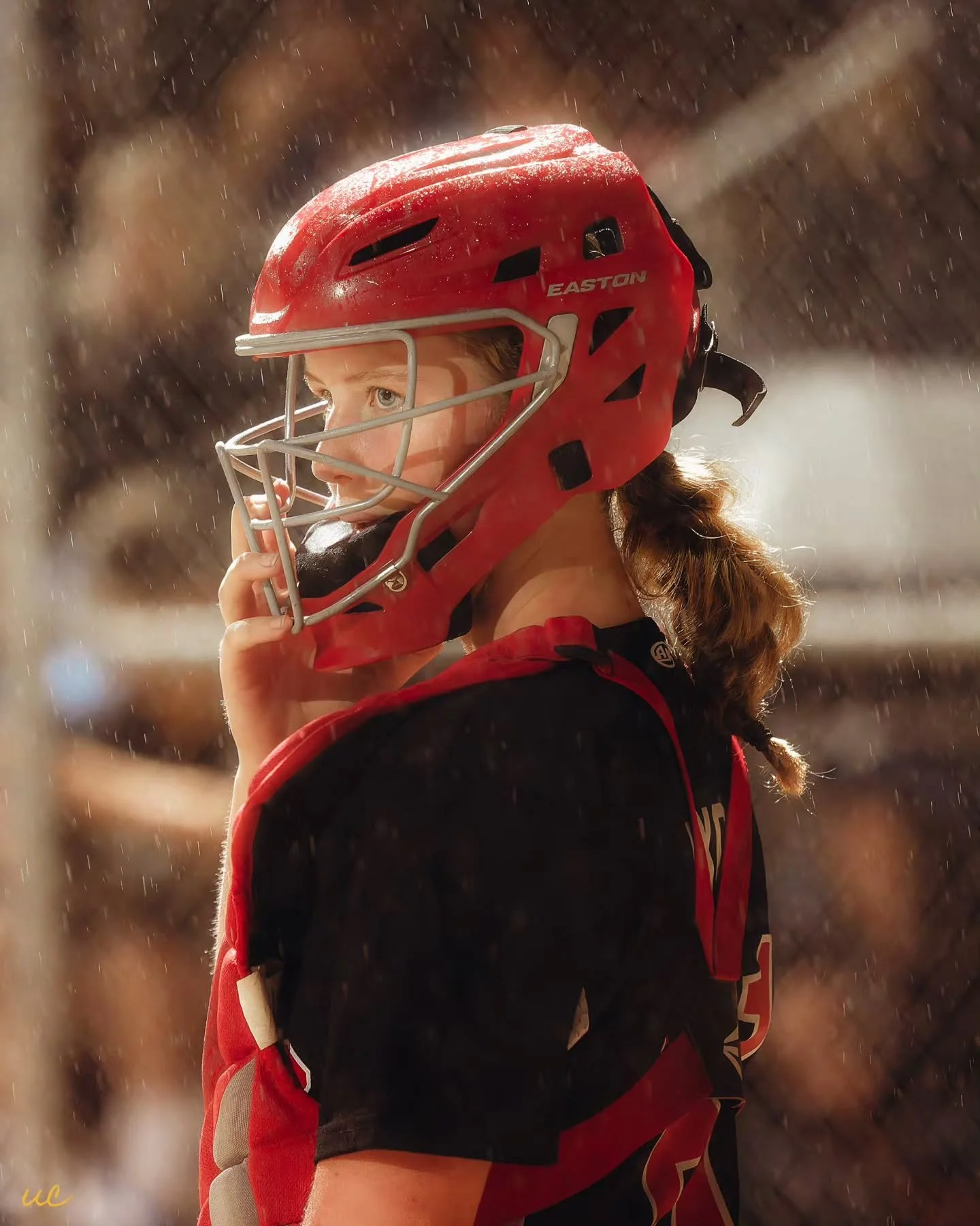 Stadium lights through the rain. St. John's Caps U14AA locked in and ready ⚾⛈️ 

@nikoncanada 
#newfoundlandsports #baseball #nikoncreators