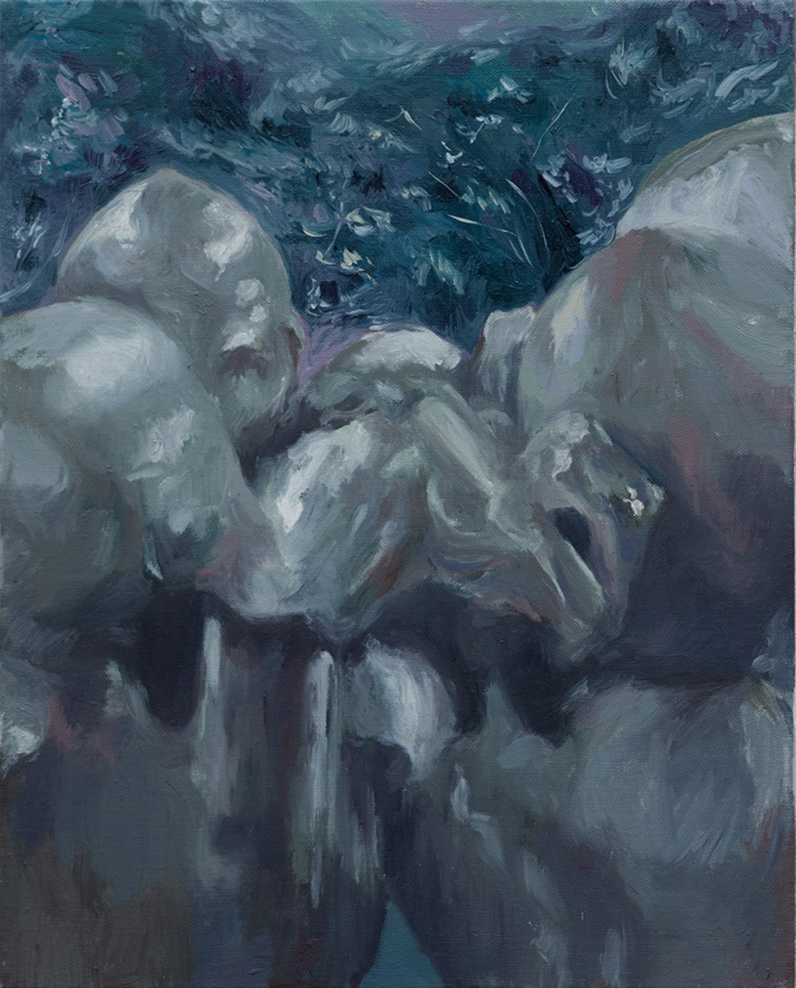 A Matter of Impact, Oil on Linen, 50 x 40 cm, 2025