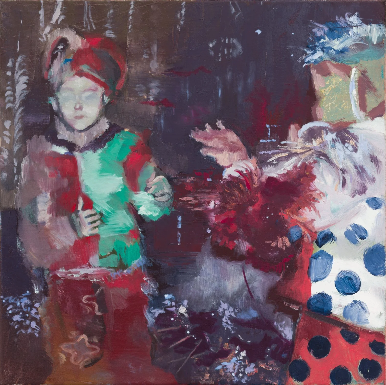 Kindergarden 2004(1), Oil on Canvas, 80 x 40 cm, 2025