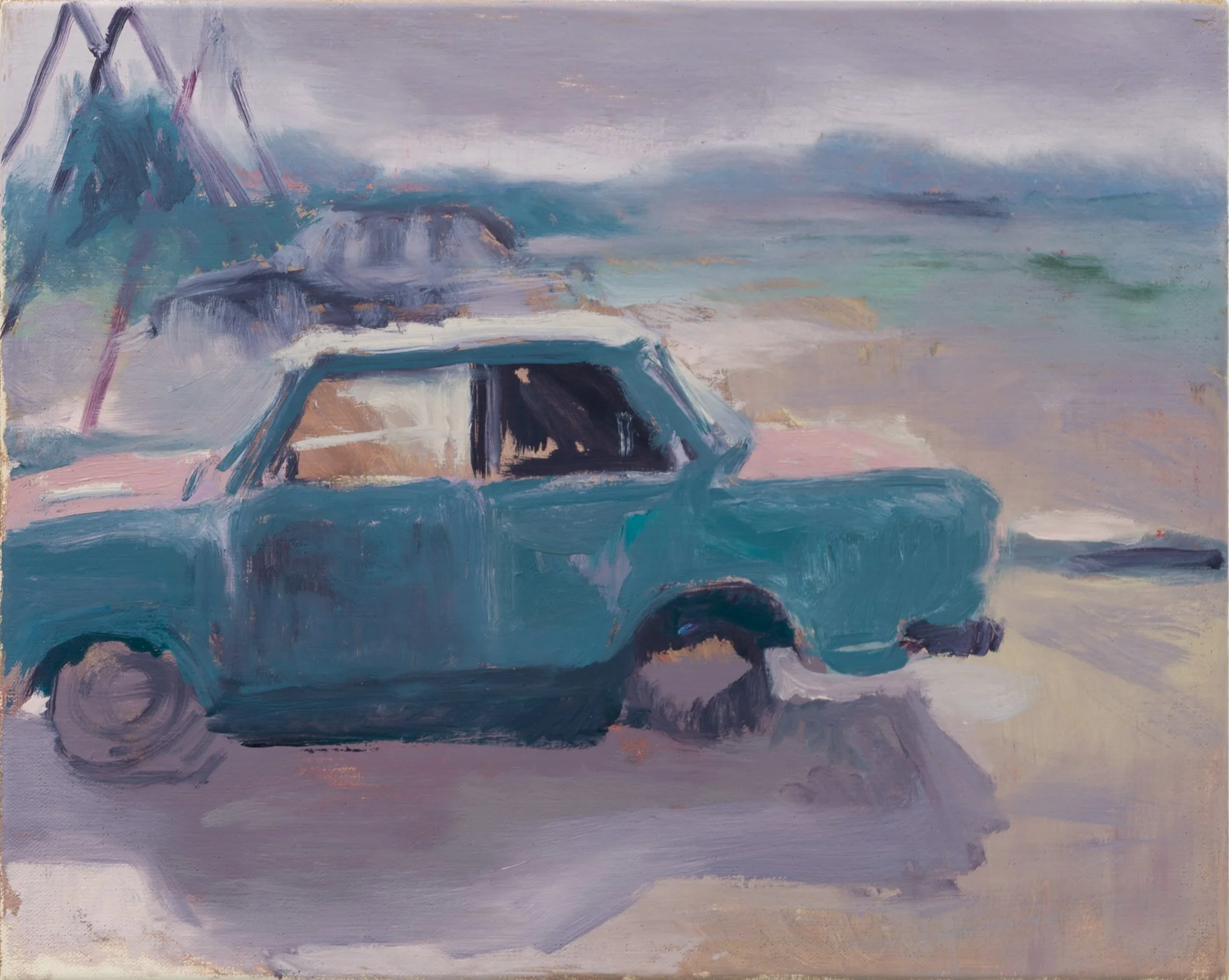 Жигули (Zhiguli), Oil on Linen, 40 x 50 cm, 2025