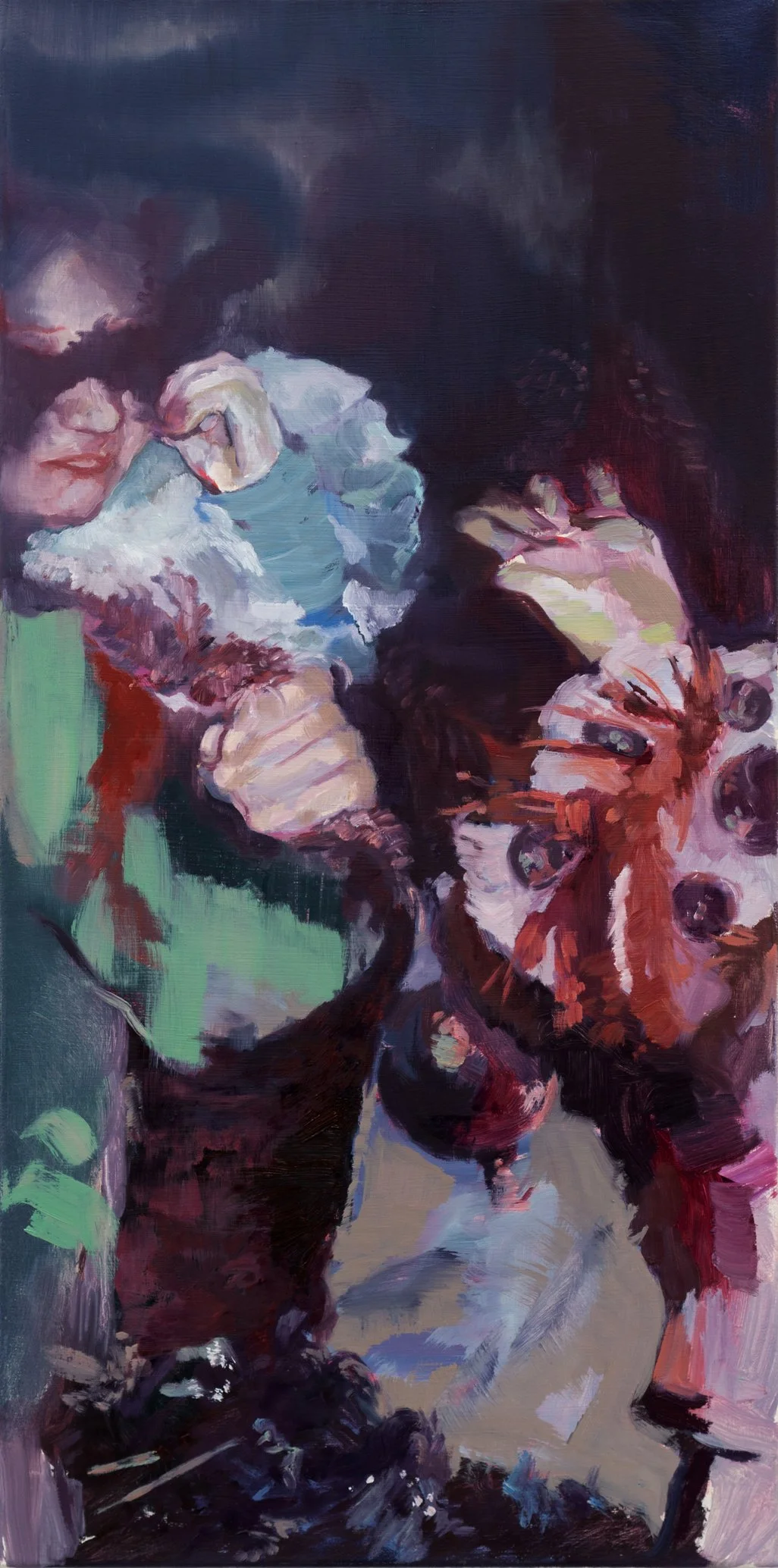 Kindergarden 2004(2), Oil on Canvas, 80 x 40 cm, 2025