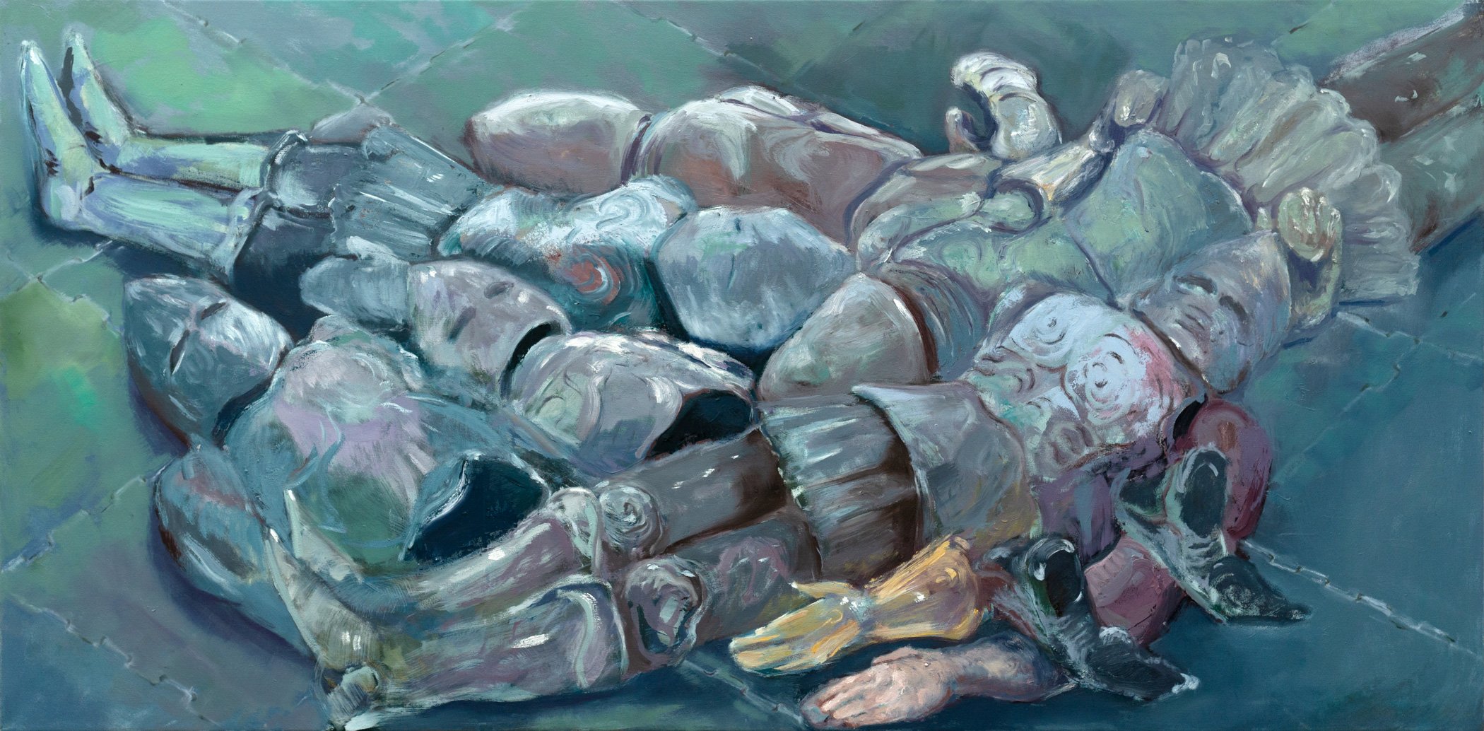 Playground, Oil on Canvas, 100 x 200 cm, 2025