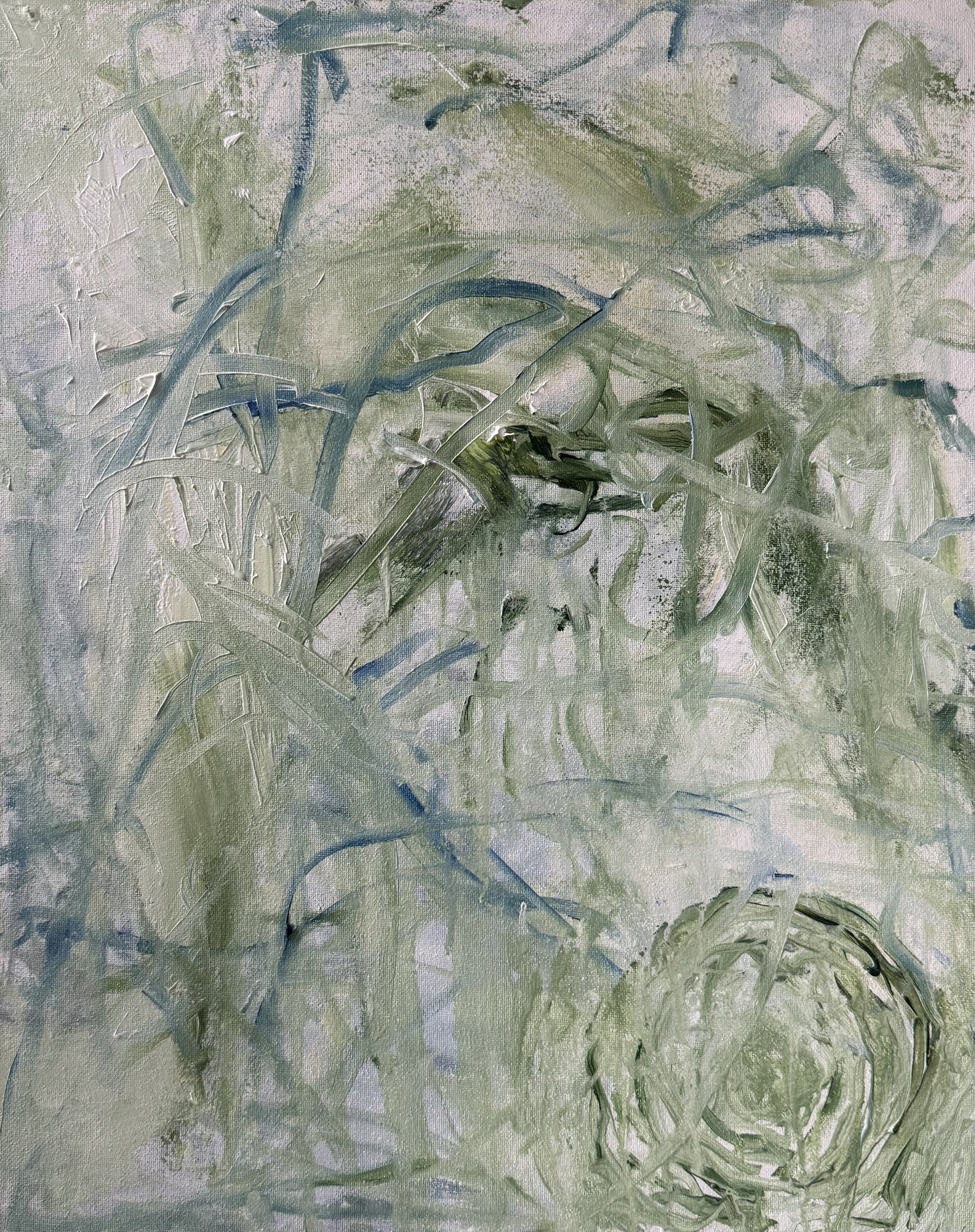 Abstract Sap Green