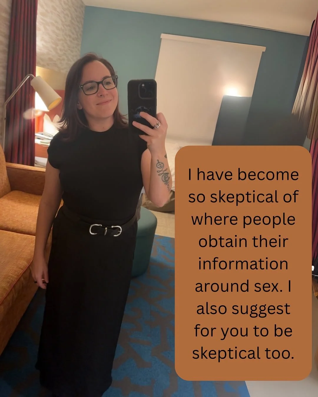 I believe that the lack of sex education and the censorship of this information can be traumatic.

The misinformation has created an ambivalence - that we are terrified to talk about sex and we are desperate to talk about sex. This creates a conflict