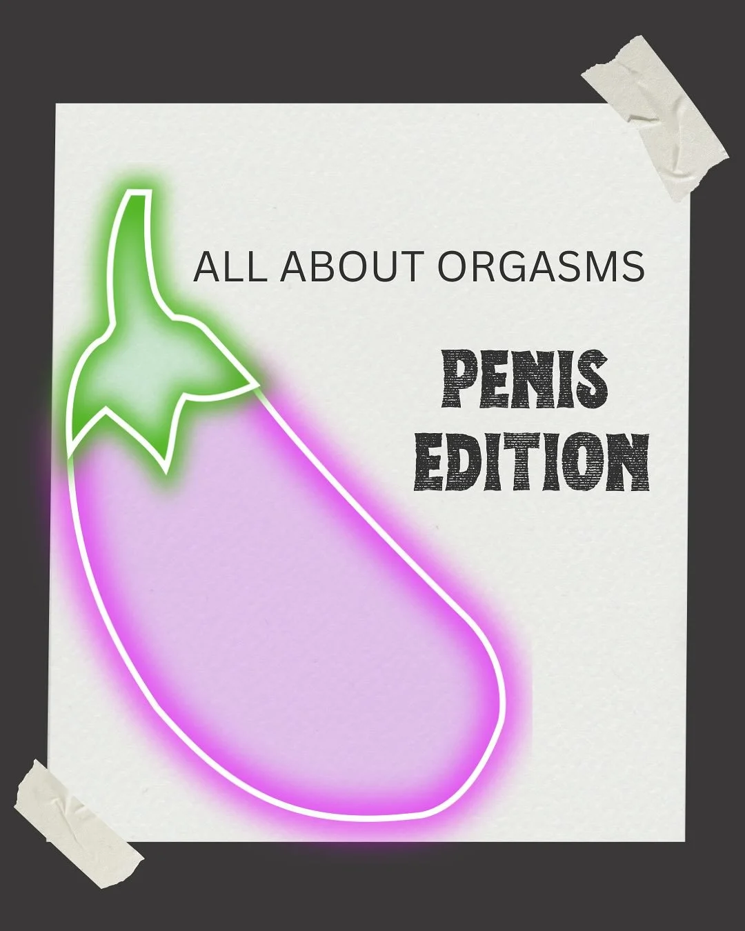 I used to post more of these carousels and had a lot of fun with them. Then life happened and I got nervous about posting. BUT now, I&rsquo;m bringing them back to stay! 

I get questions (still) about the mechanism of the orgasm and how to enhance t