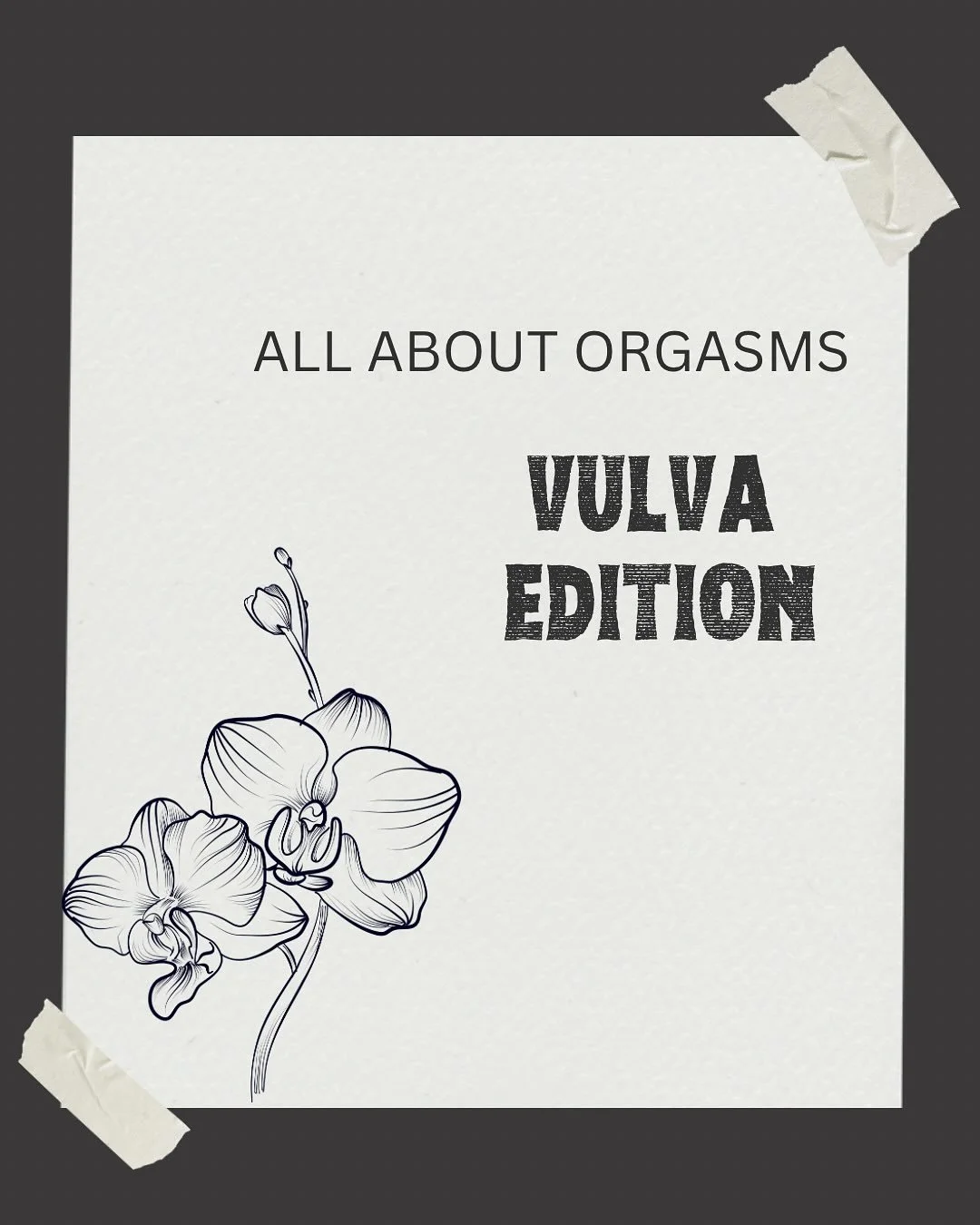 You saw my last rant, now it&rsquo;s vulva&rsquo;s turn 🔥

Above is a combination of some of the things I talk about on a daily basis when it comes to vulva O&rsquo;s. 

Have fun reading! If you see this, like it. I&rsquo;m wondering if I&rsquo;ll d