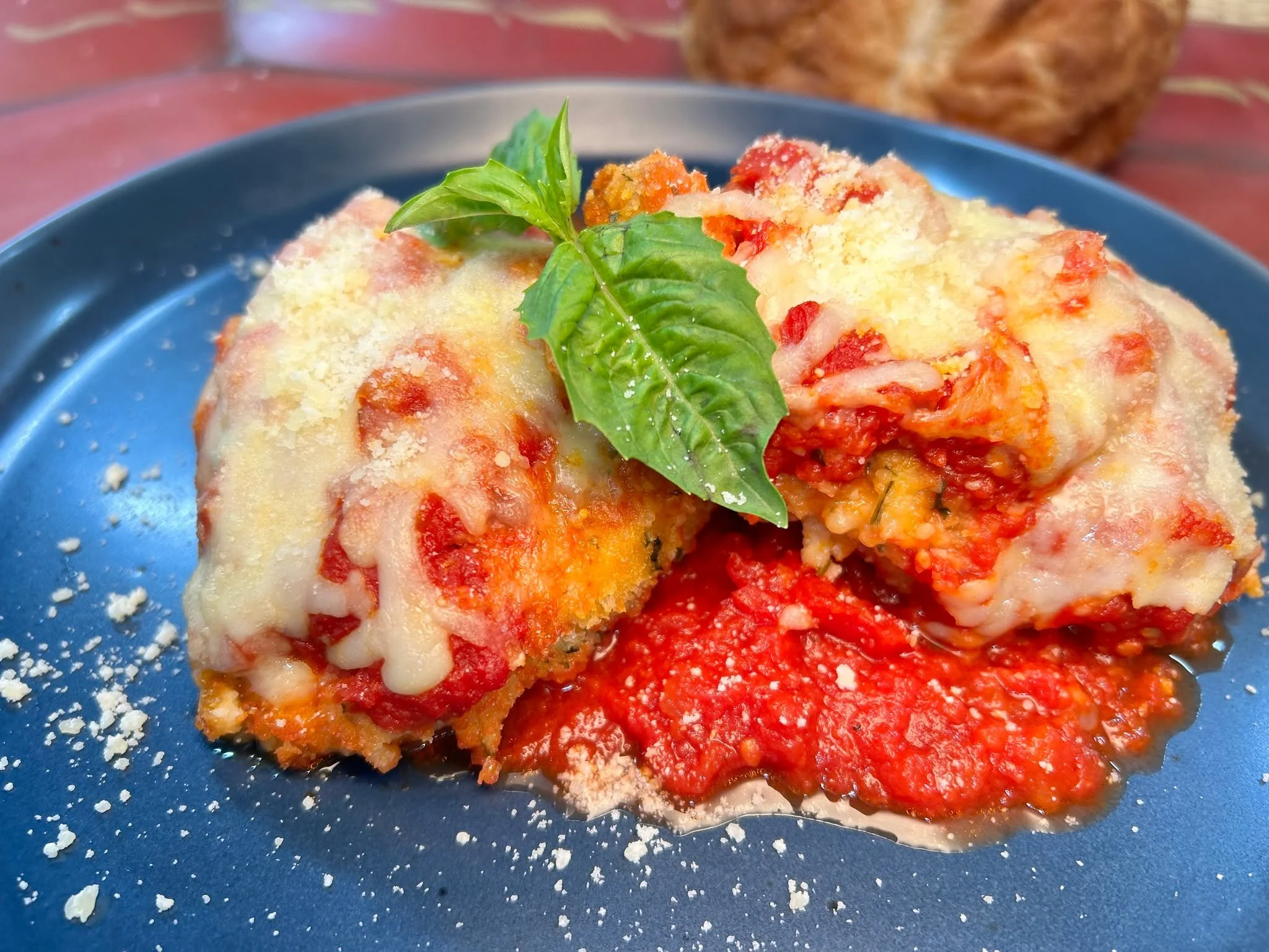 Our Entree Special today is Chicken Parm! Come have a look at all the delicious meals in our new to-go fridges!