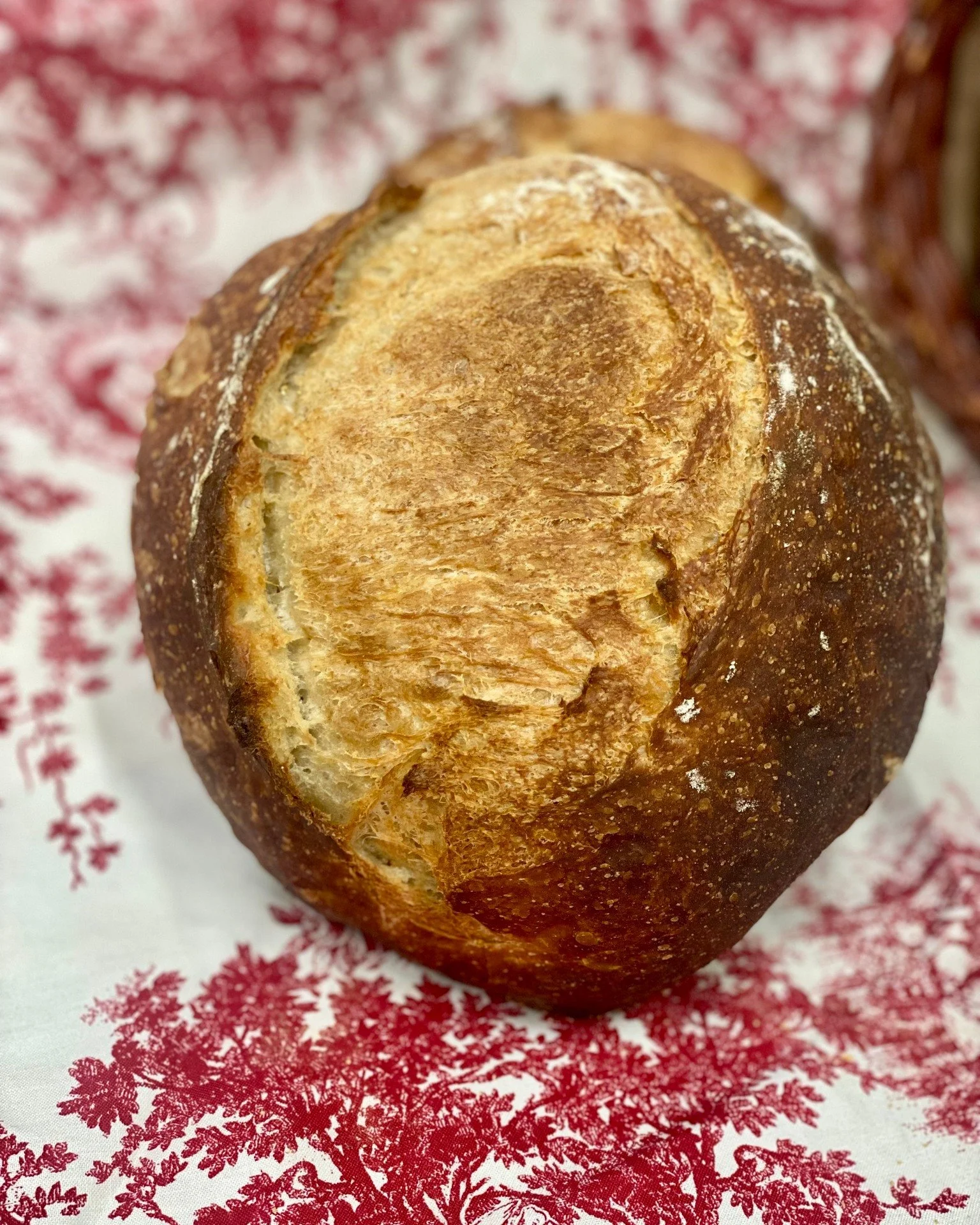 We bake Sourdough Wednesday through Sunday! Fresh baked with different options like White Sourdough, Olive Sourdough, or Cheddar Jalape&ntilde;o Sourdough, come have a look.