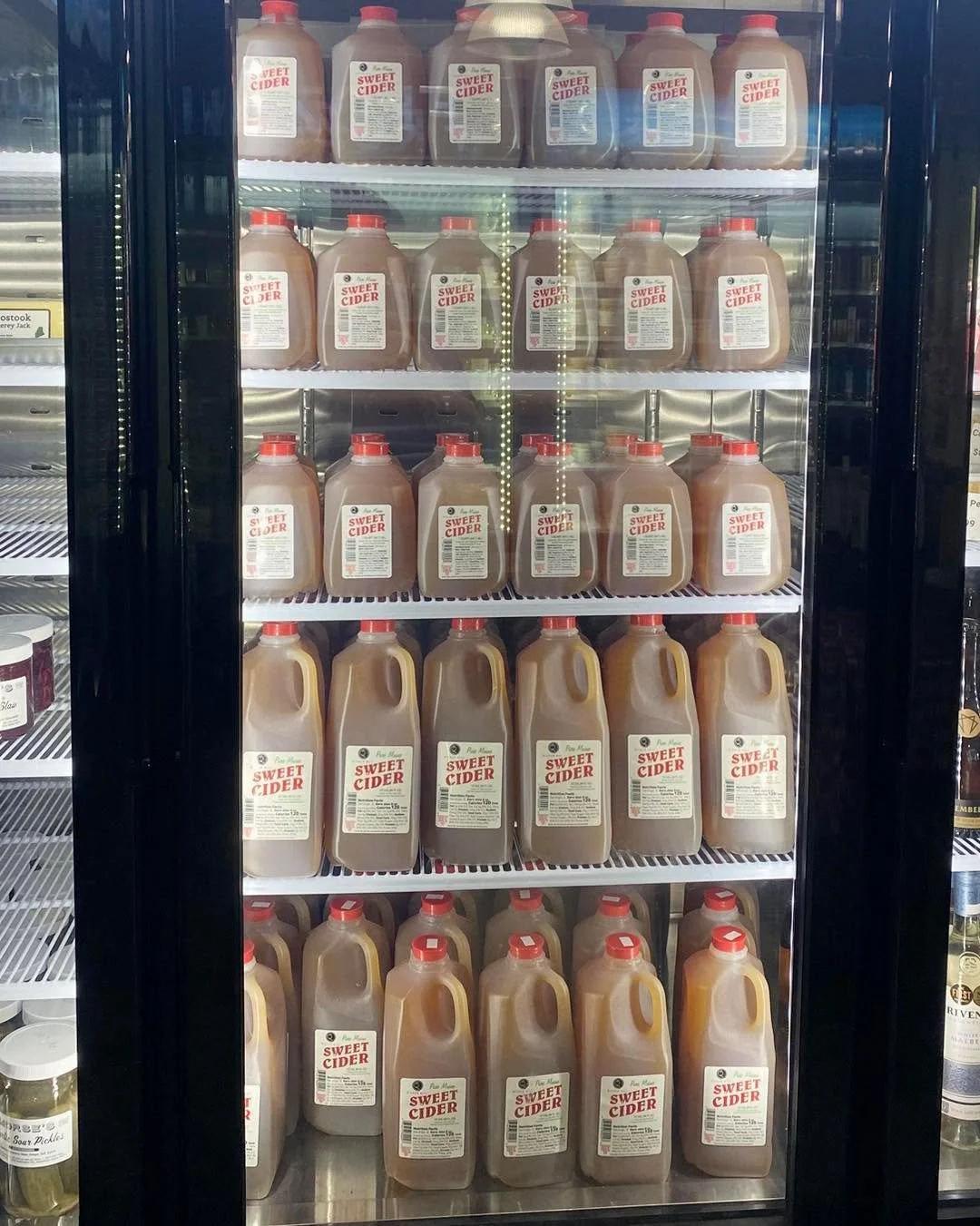 It&rsquo;s feeling like fall! Even though the Kent&rsquo;s Hill Orchard isn&rsquo;t open yet we do have apple cider in stock!
Kent&rsquo;s Hill Orchard opens Sept 12th.