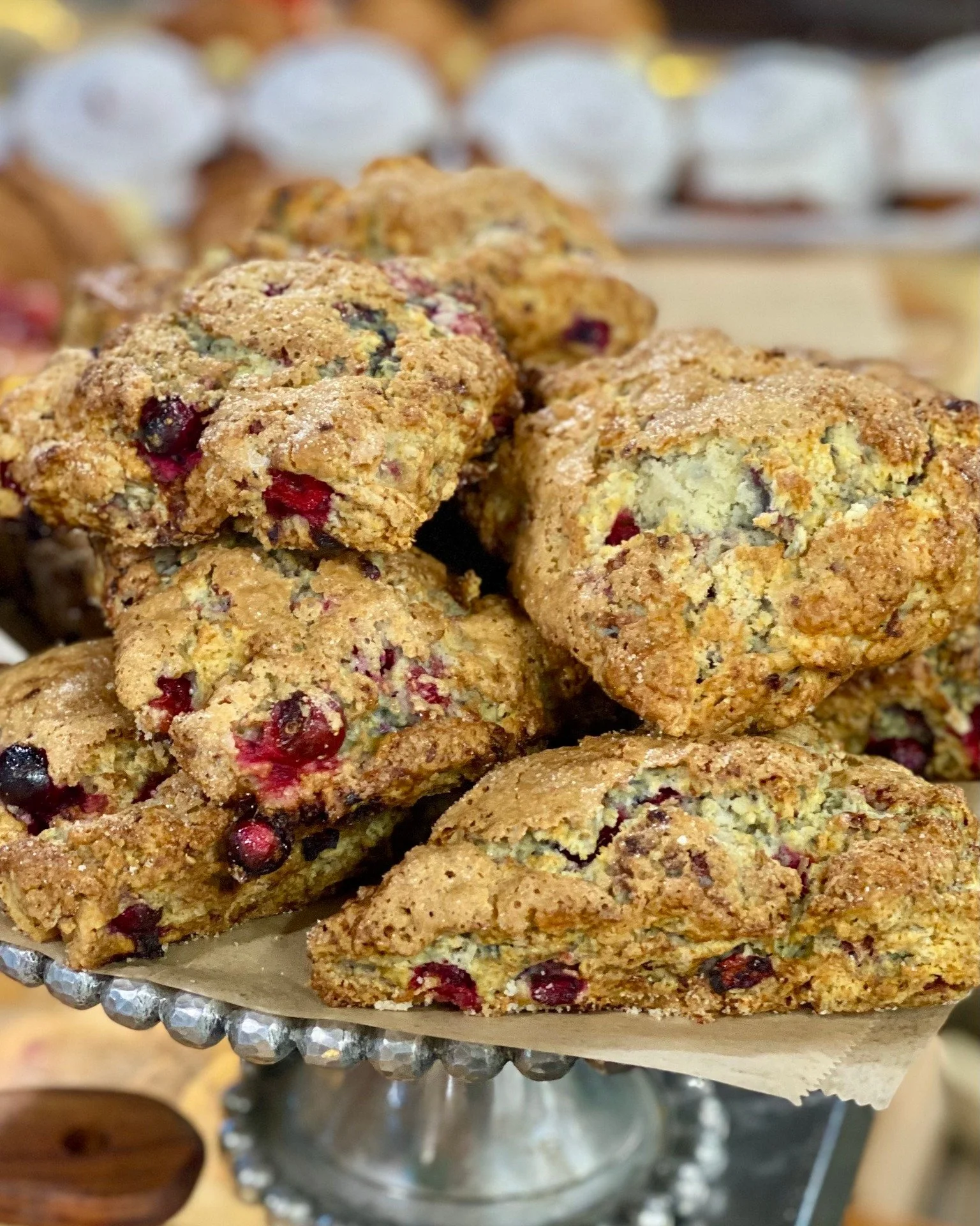 Scones, Cinnamon Roll-Ups, Fruit Danish, and baked goods galore! Come have a look and try a tasty treat!
We are open regular hours tomorrow! 8am-6pm