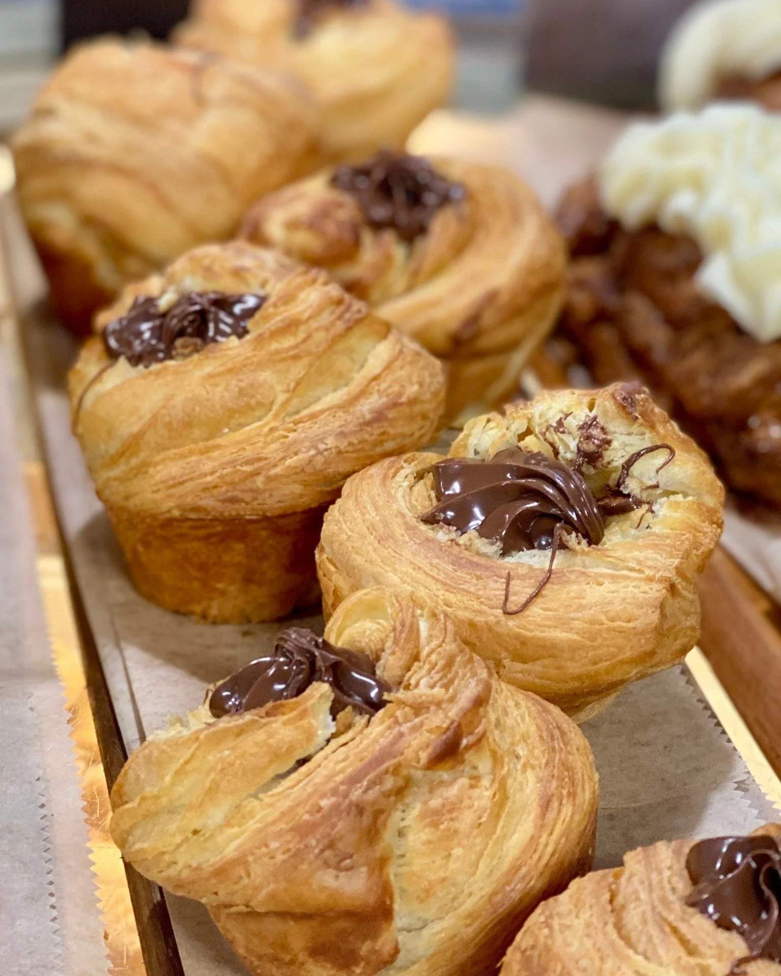 Yum! Look at those Nutella Cruffins and Carrot Cake Croissants!