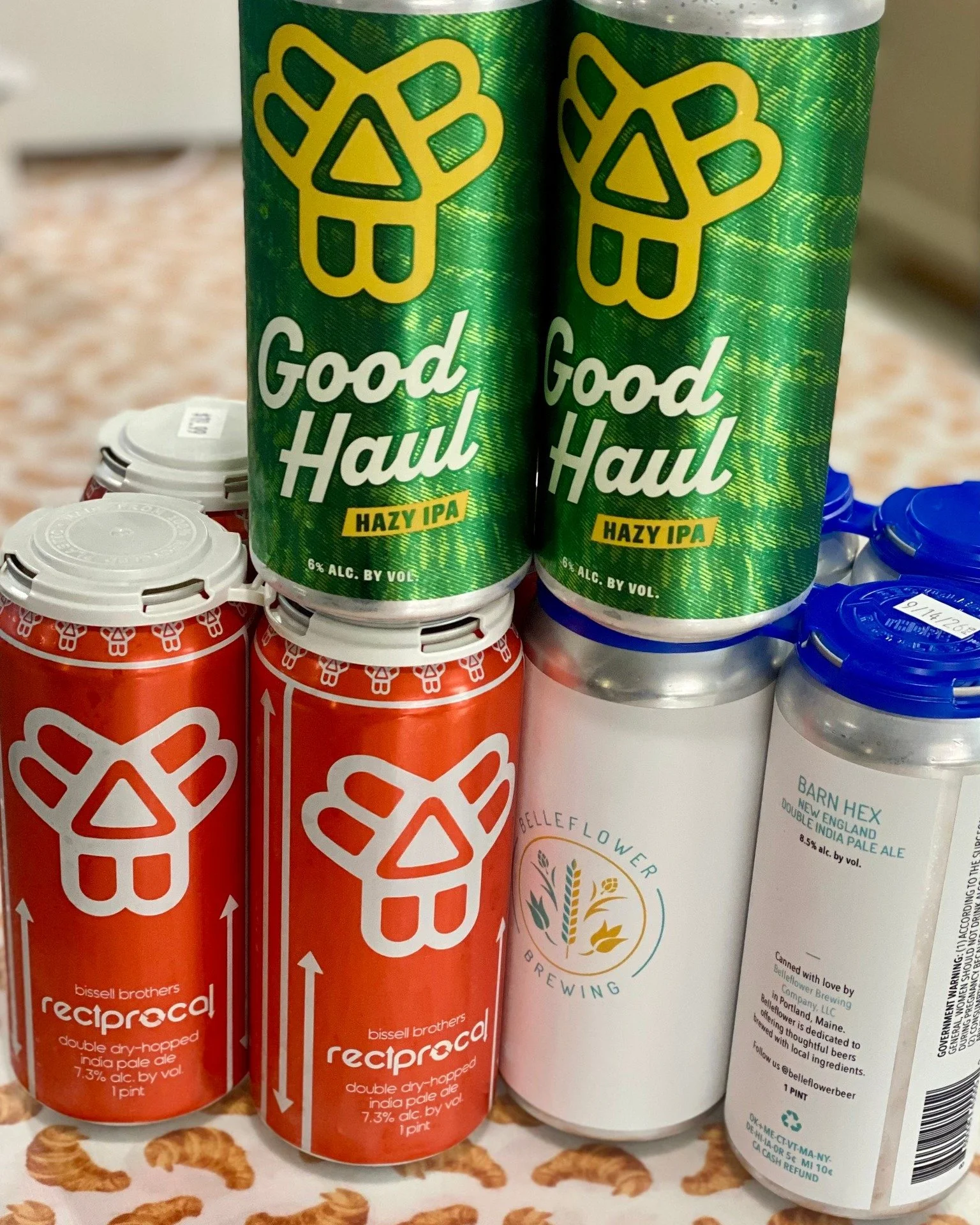 We've got new IPAs in the beer fridge from Bissel Brothers and Belleflower Brewing! Come grab a four pack for the weekend.