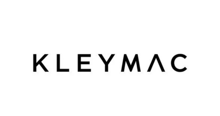 Logo with the text "KLEYMAC" in black uppercase letters on a white background.