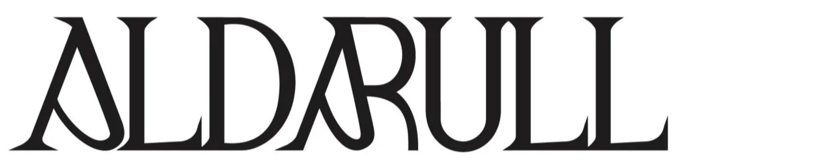 Stylized black text that reads "ALDROLL" on a white background.