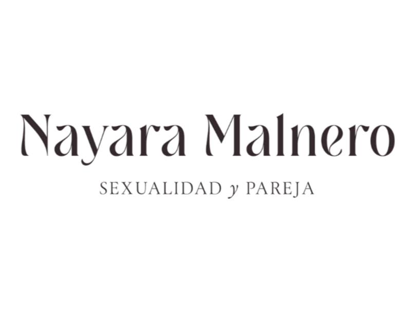 Book cover titled 'Nayara Malnero' with subtitle 'SEXUALIDAD y PAREJA' in Spanish.