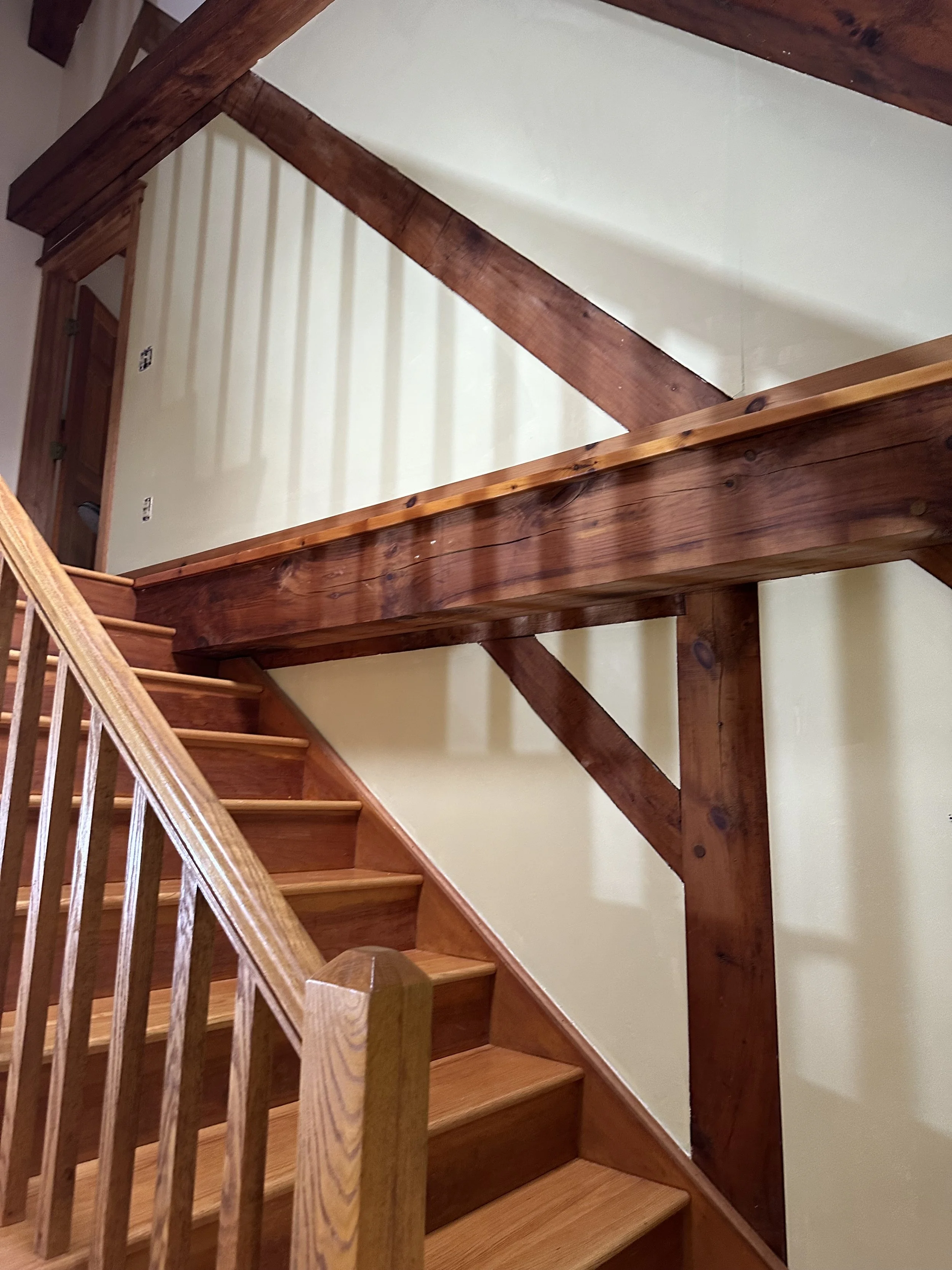 Detailed painting with cathedral ceiling