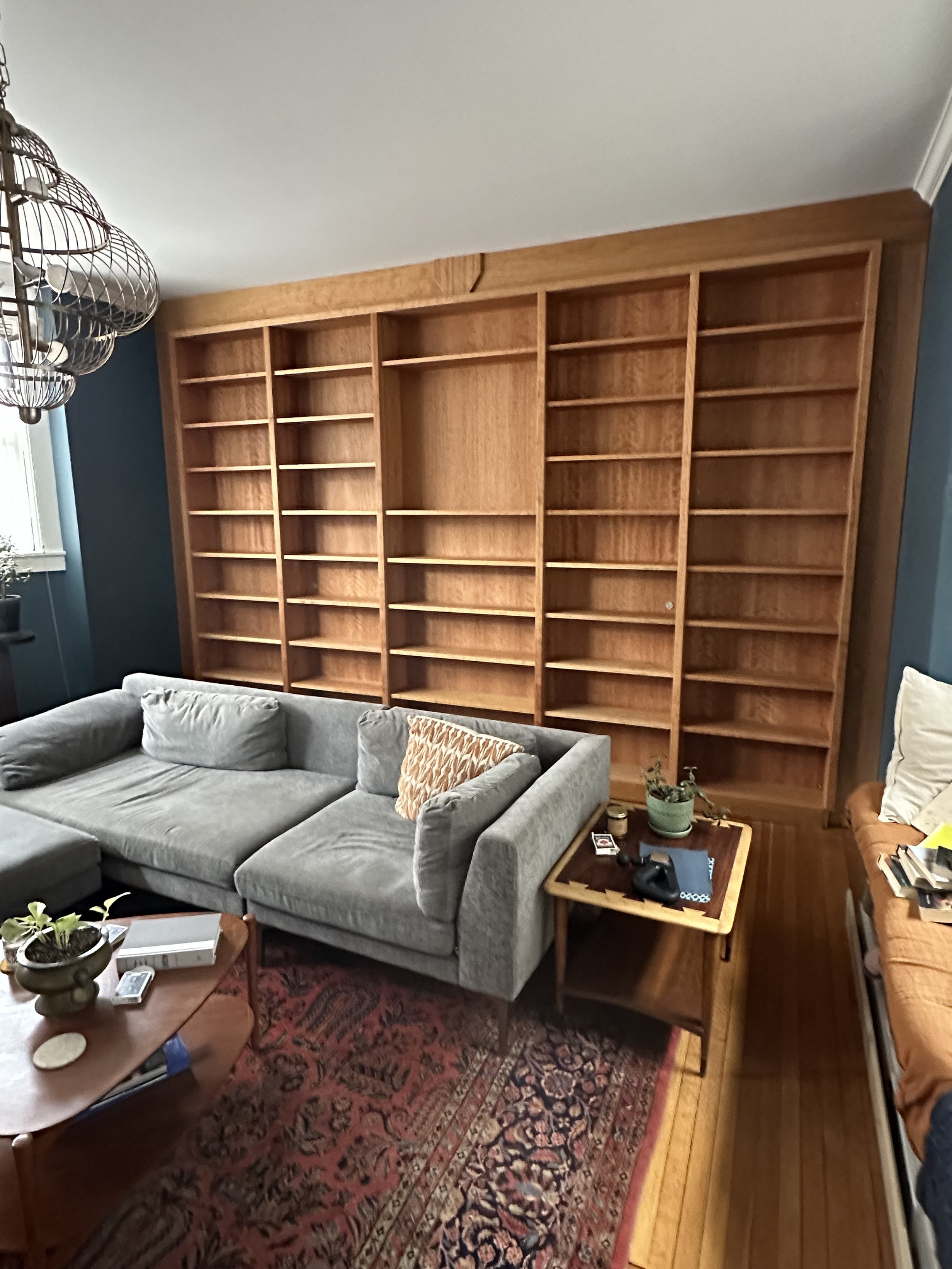 Large Cherry Bookcase 10' by 14'