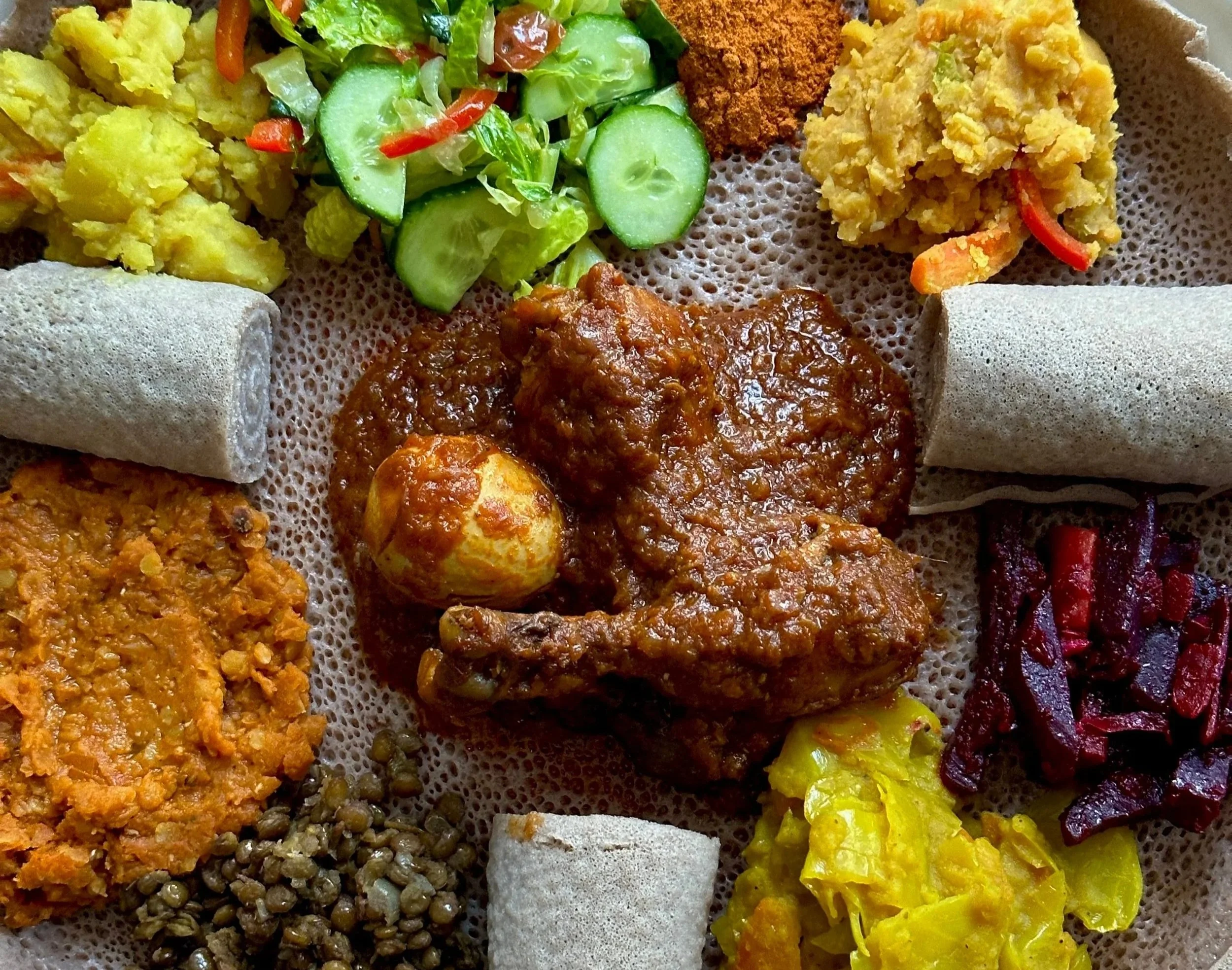 ETHIOPIAN INJERA + SHARING PLATES