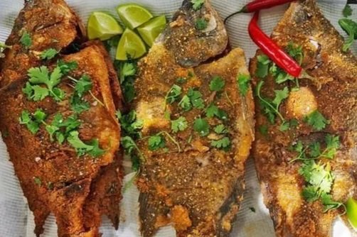 SUDANESE AGASHE FRIED FISH
