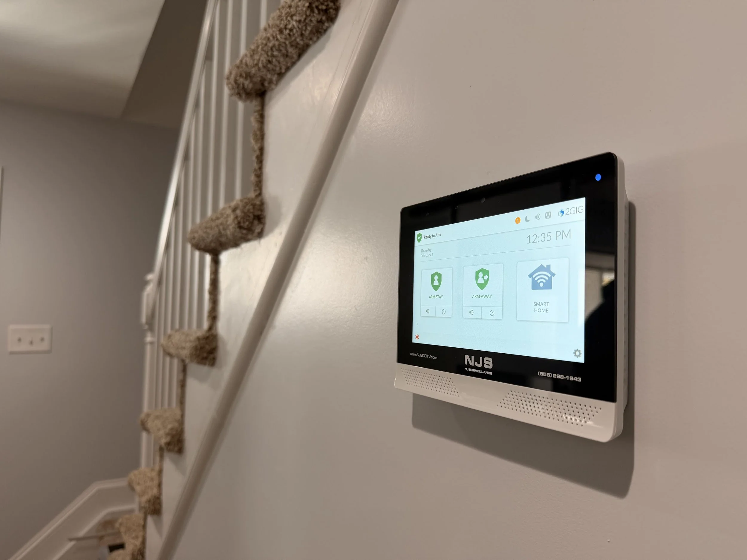 Another one of our favorite 2GIG panels in action. Monitored 24/7 by local police and fire!