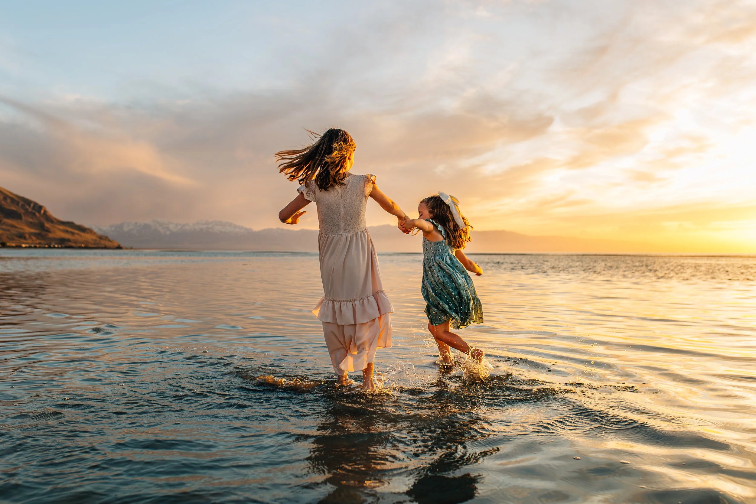 Photographing Families Near Saltair and the Great Salt Lake