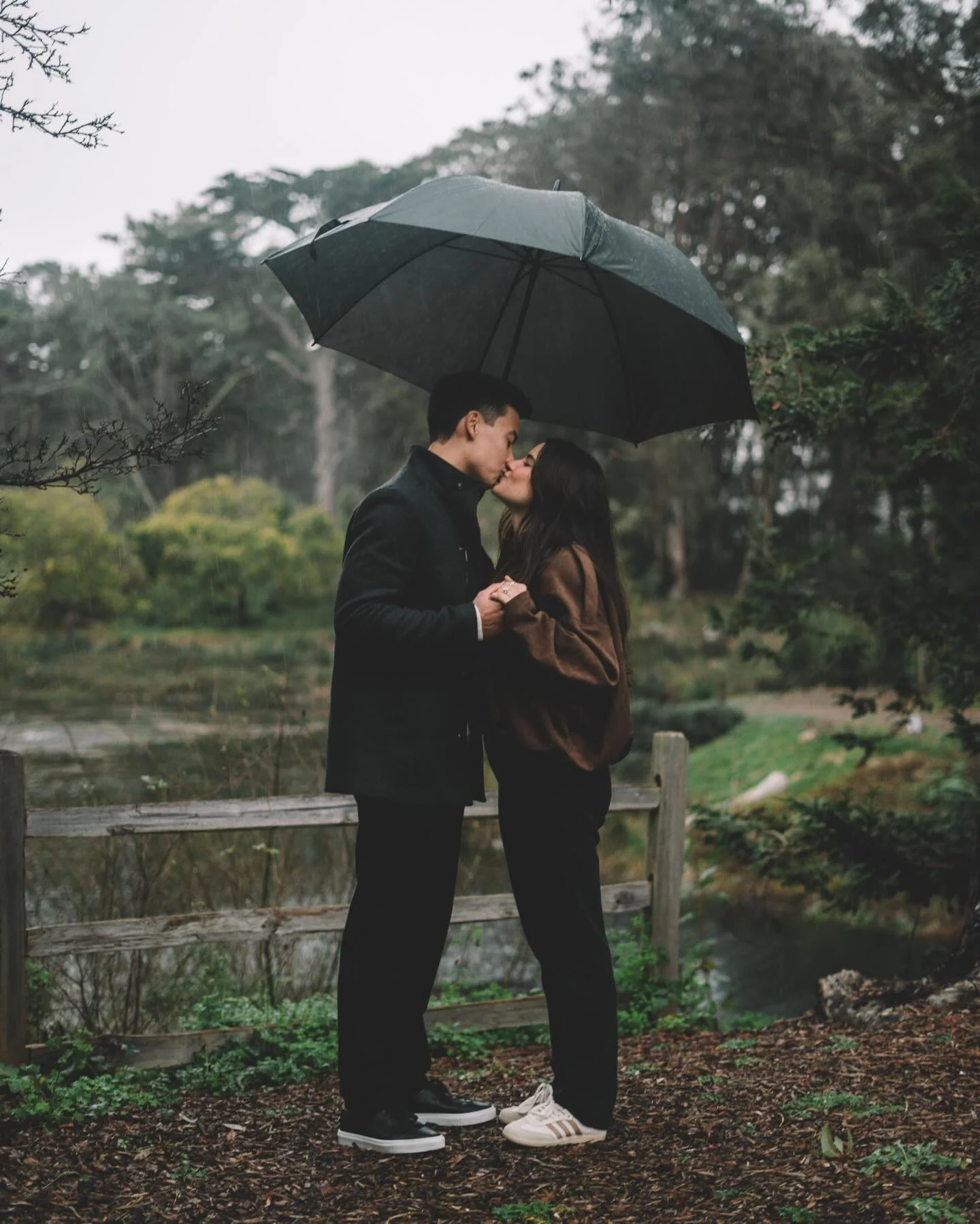 Running around in the rain for Ben and Aileen&rsquo;s beautiful golden gate park proposal last weekend <3