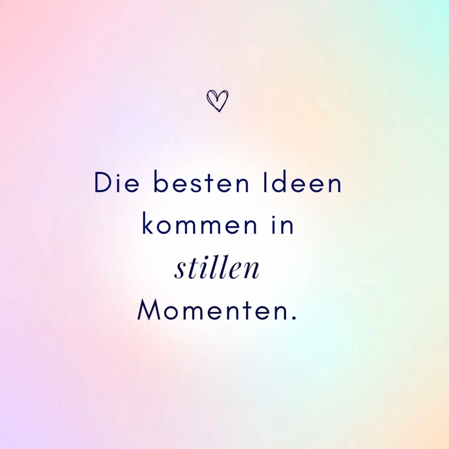 Trau dich, die Welt mal auszuschalten! 🔕🧘&zwj;♀️

Die besten Ideen entstehen in der Stille - nicht im L&auml;rm des Alltags.. 😊✨
deine Victoria

#inderruheliegtdiekraft&nbsp;#stilleistgold&nbsp;#selbstf&uuml;rsorgeimalltag&nbsp;#Achtsamkeitlernen&