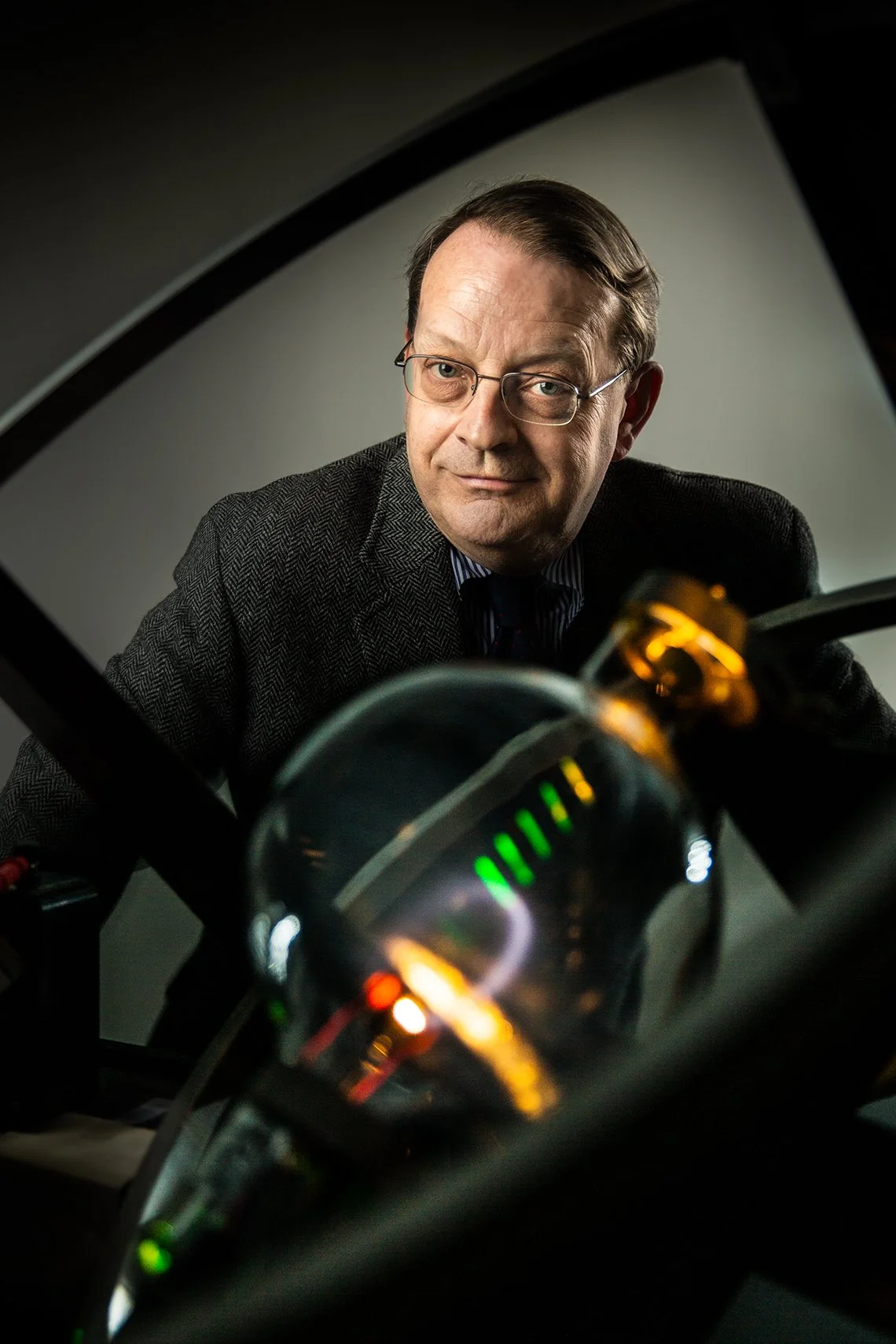 Portrait of a scientist at Phillips Academy Andover.