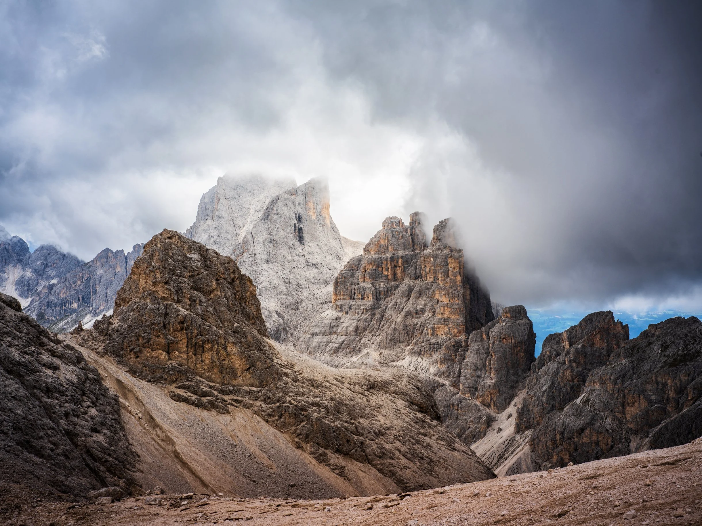Clearing Storm in the Dolomites, Italy