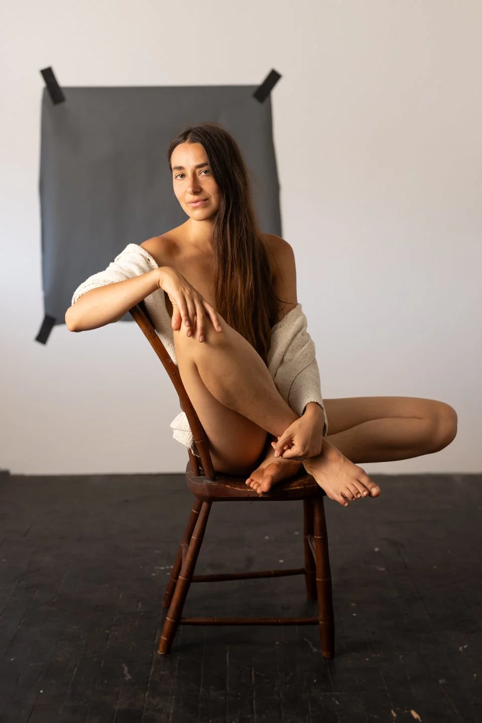 Fine art studio portrait. 
