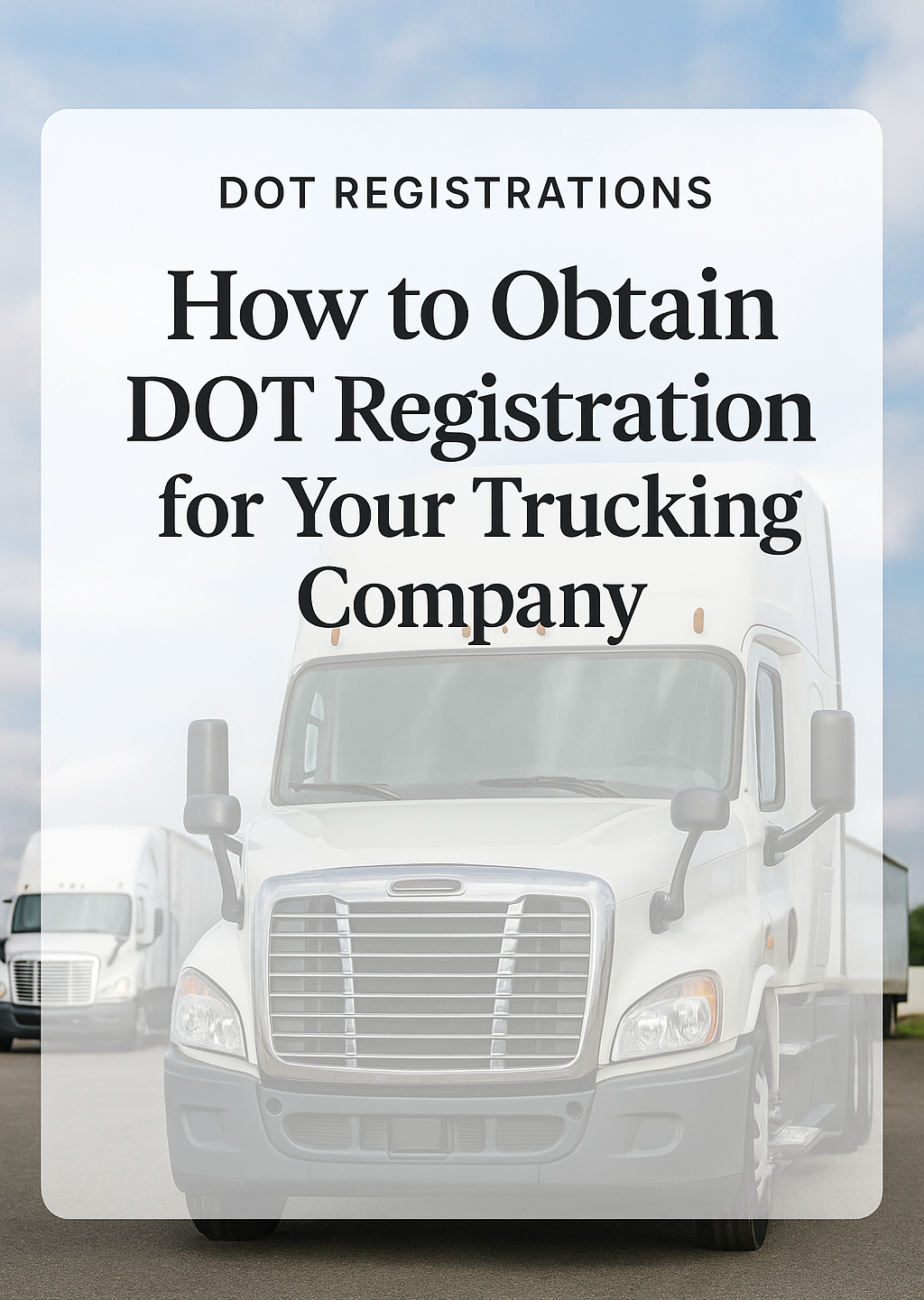 Do I Need a USDOT Number? A 2025 Guide for New Trucking Companies.