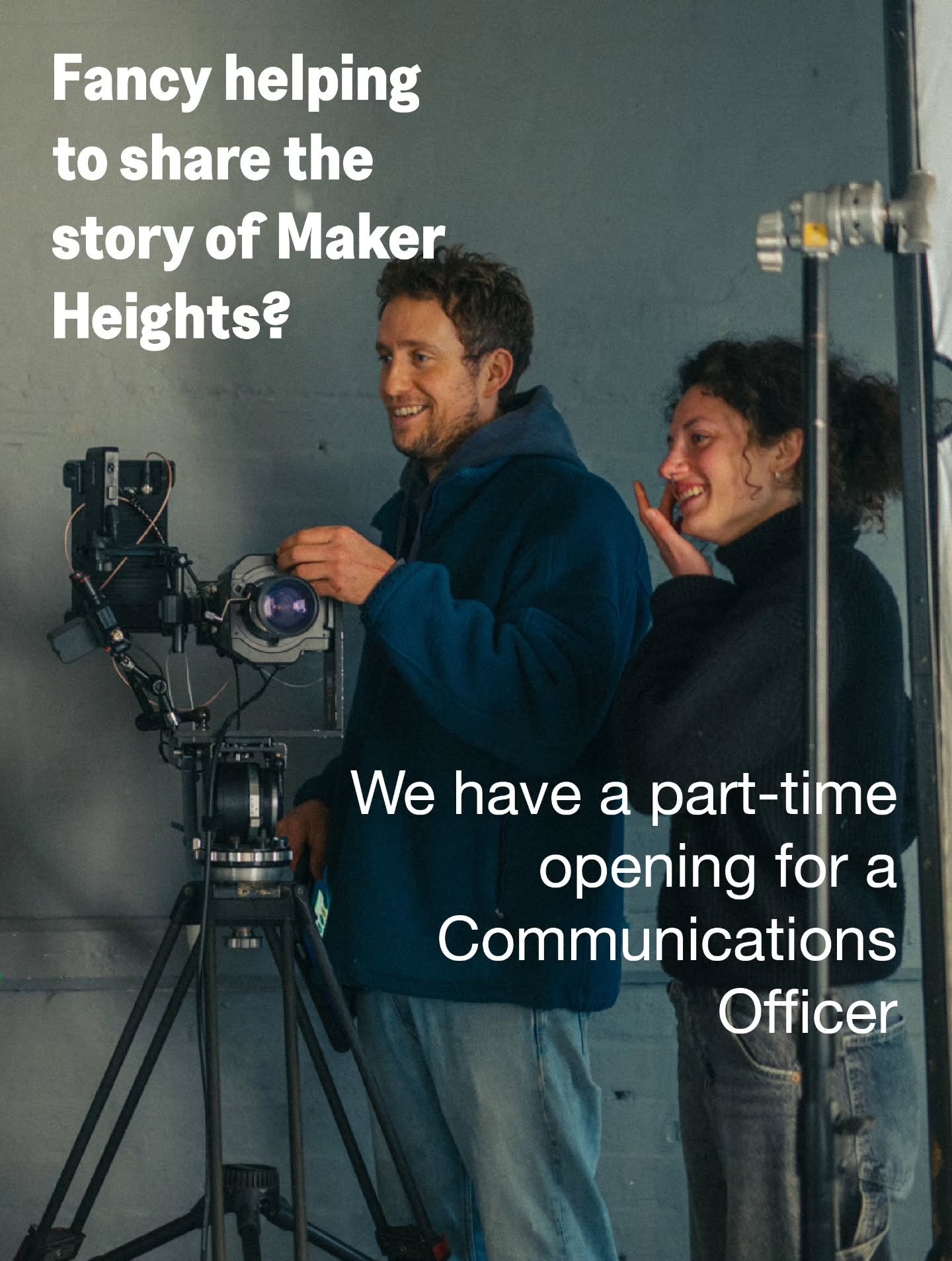 Could you help tell the story of Maker Heights?

We&rsquo;re recruiting a Communications Coordinator to support how we share what happens across our unique heritage site in south-east Cornwall, from community activity to events and everyday life at M