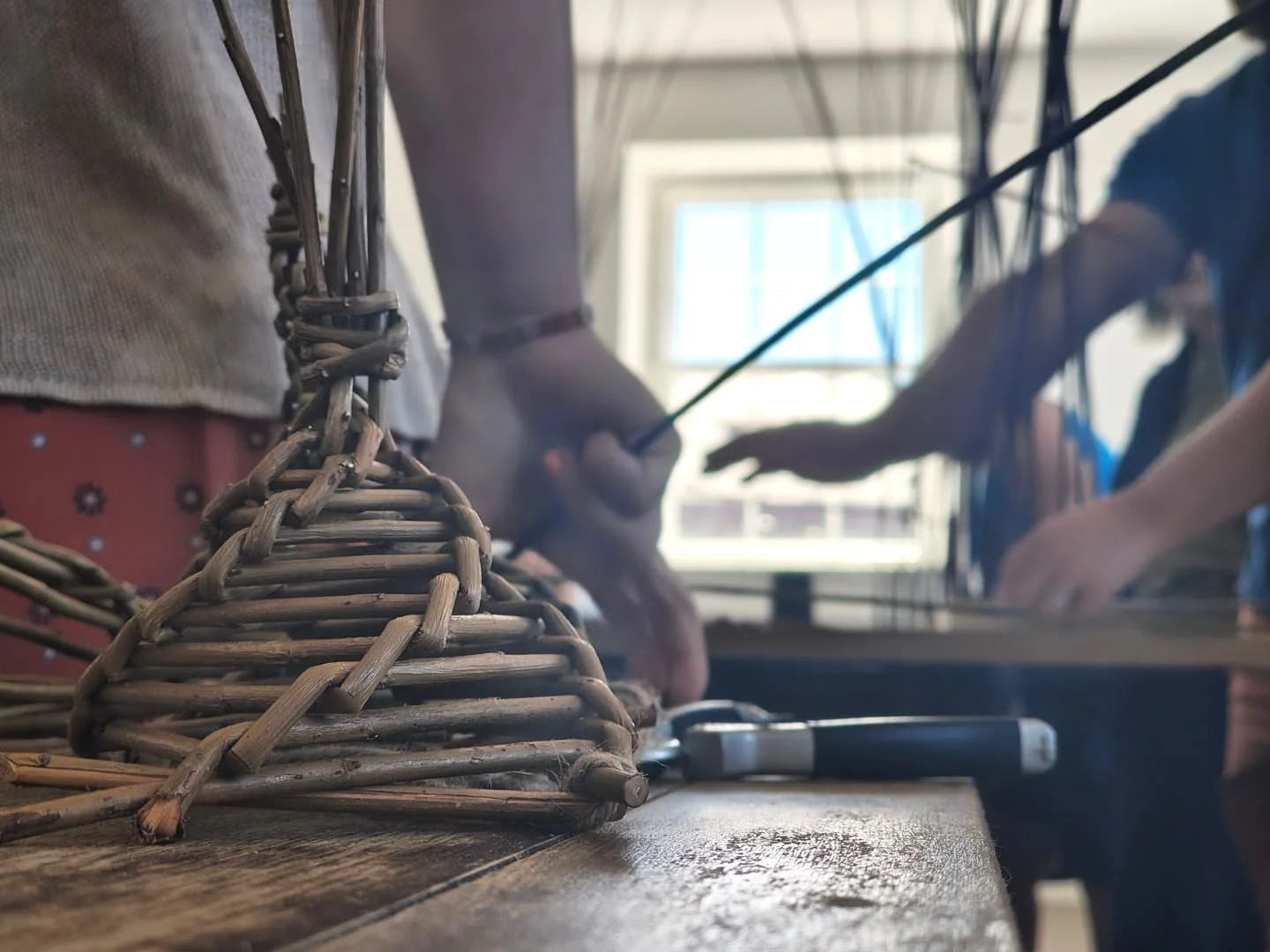 Lovely workshop by @jfassenfelt.design in Room One last Saturday. Beginner's Willow Weaving.
We're looking at doing more and more of this, what would you like to learn?