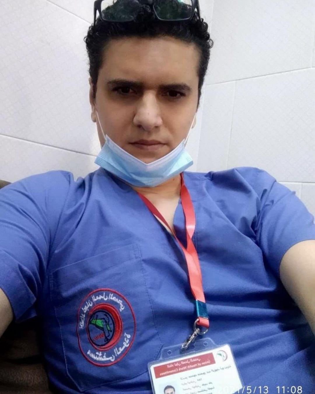 O ιατρός των MSF Mahmoud Abo Njilah που δολοφόνησε ο στρατός του Σιωνισμού στο βομβαρδισμό του 3ου ορόφου του νοσοκομείου Al-Awda στη Τζαμπάλια 